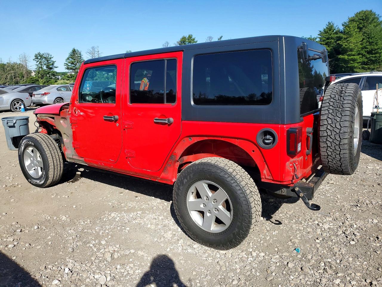 2018 Jeep Wrangler Unlimited Sport Red vin: 1C4HJWDG2JL874778