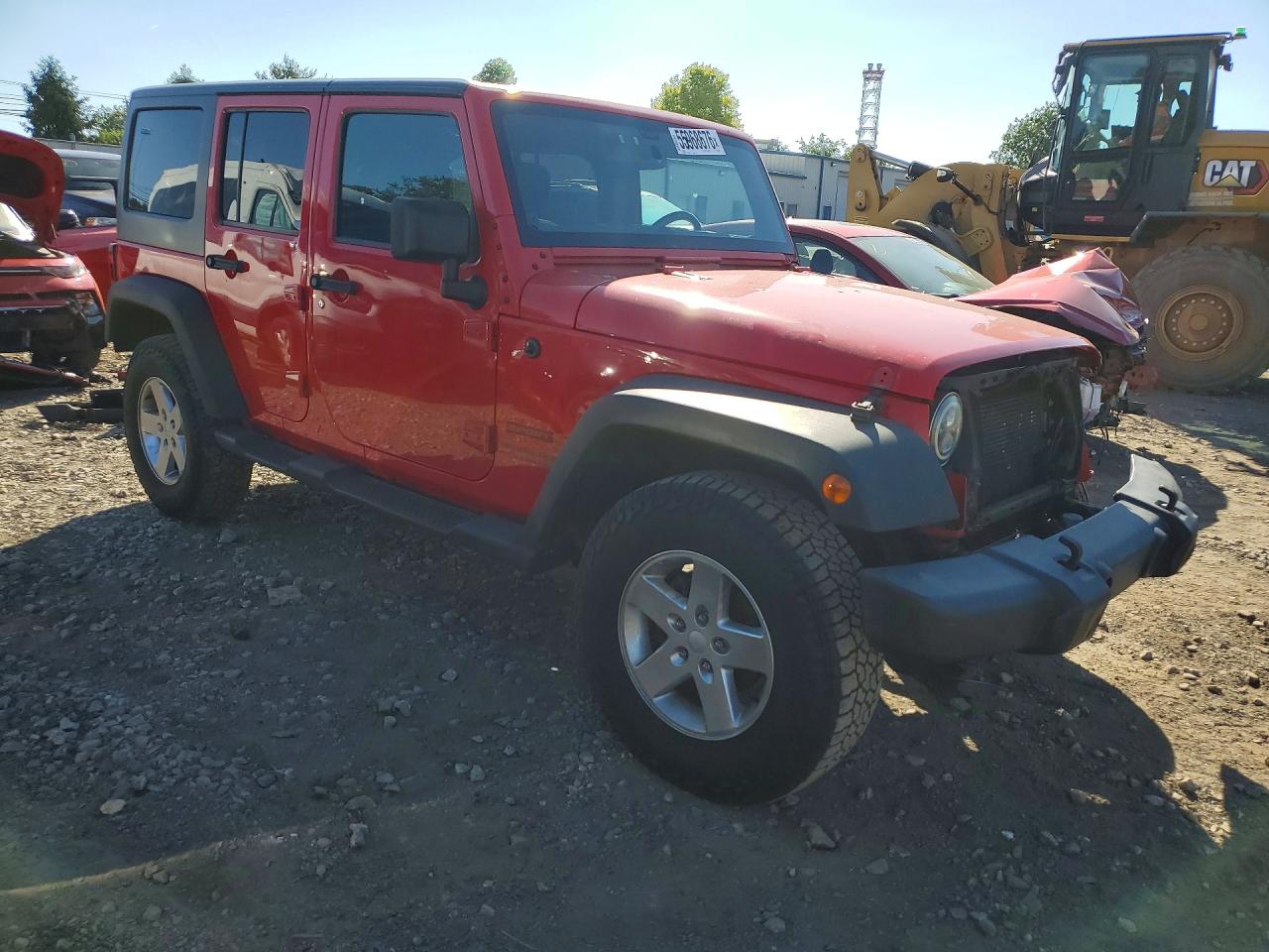 2018 Jeep Wrangler Unlimited Sport Red vin: 1C4HJWDG2JL874778