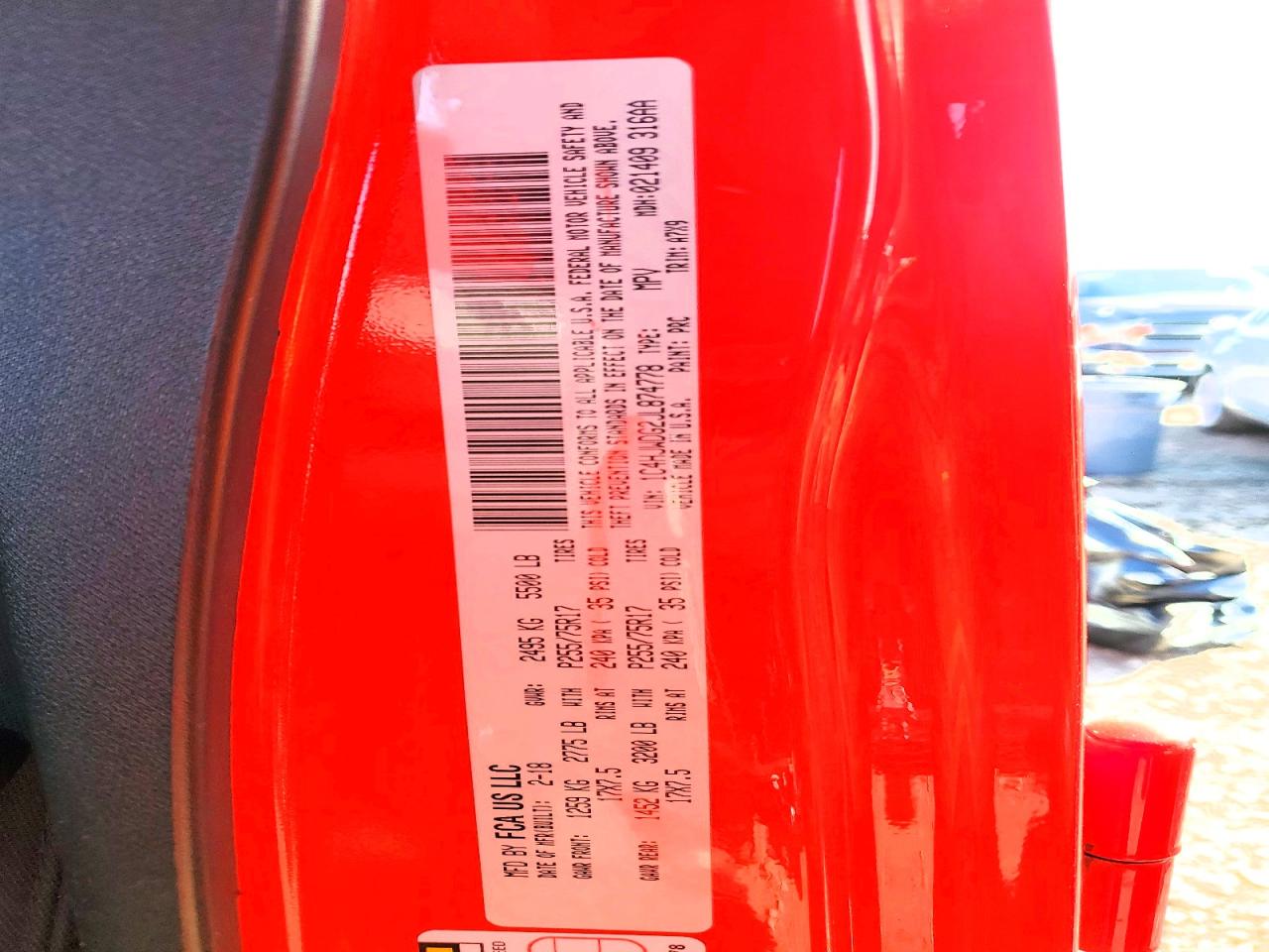 2018 Jeep Wrangler Unlimited Sport Red vin: 1C4HJWDG2JL874778