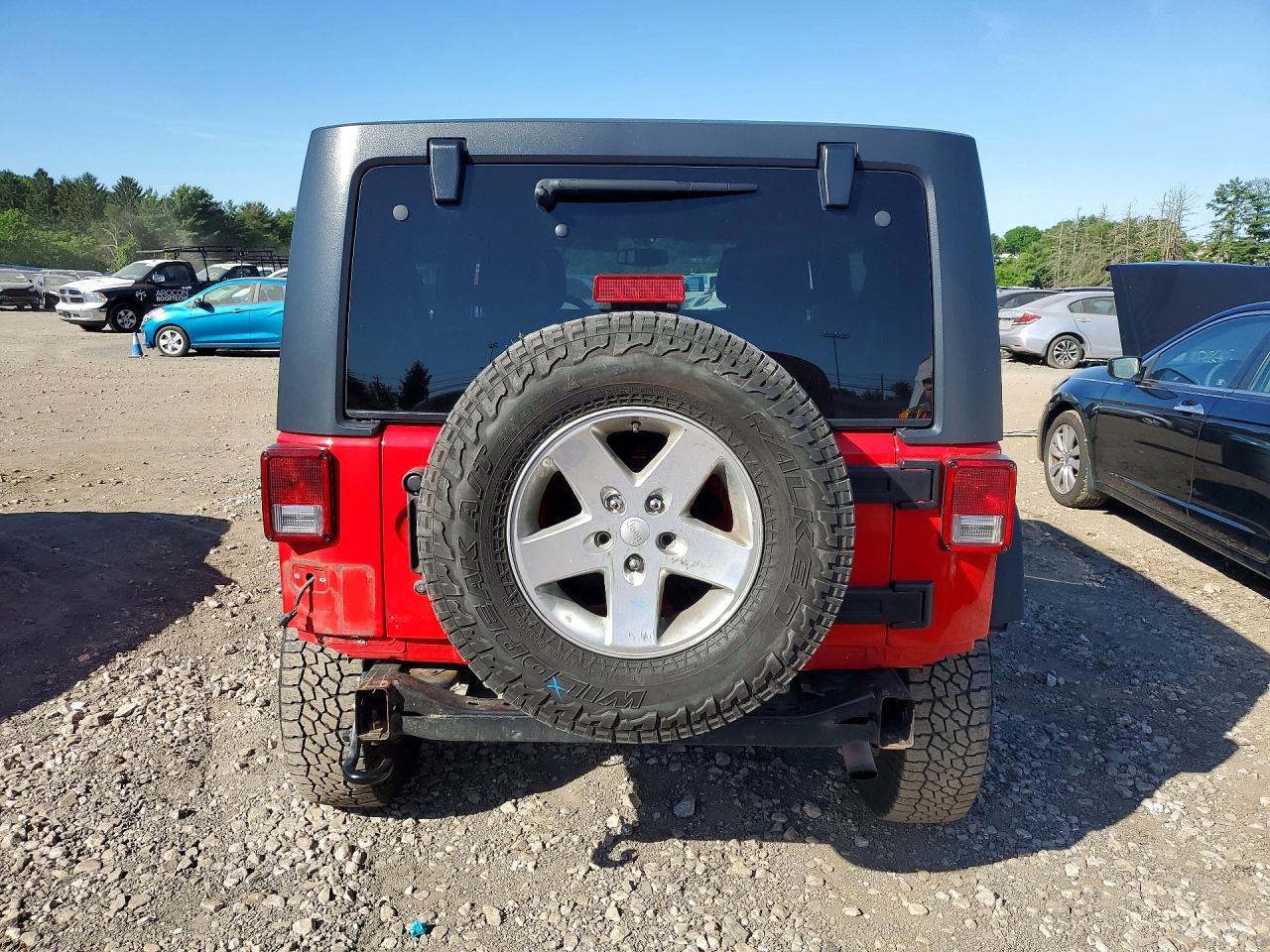 2018 Jeep Wrangler Unlimited Sport Red vin: 1C4HJWDG2JL874778