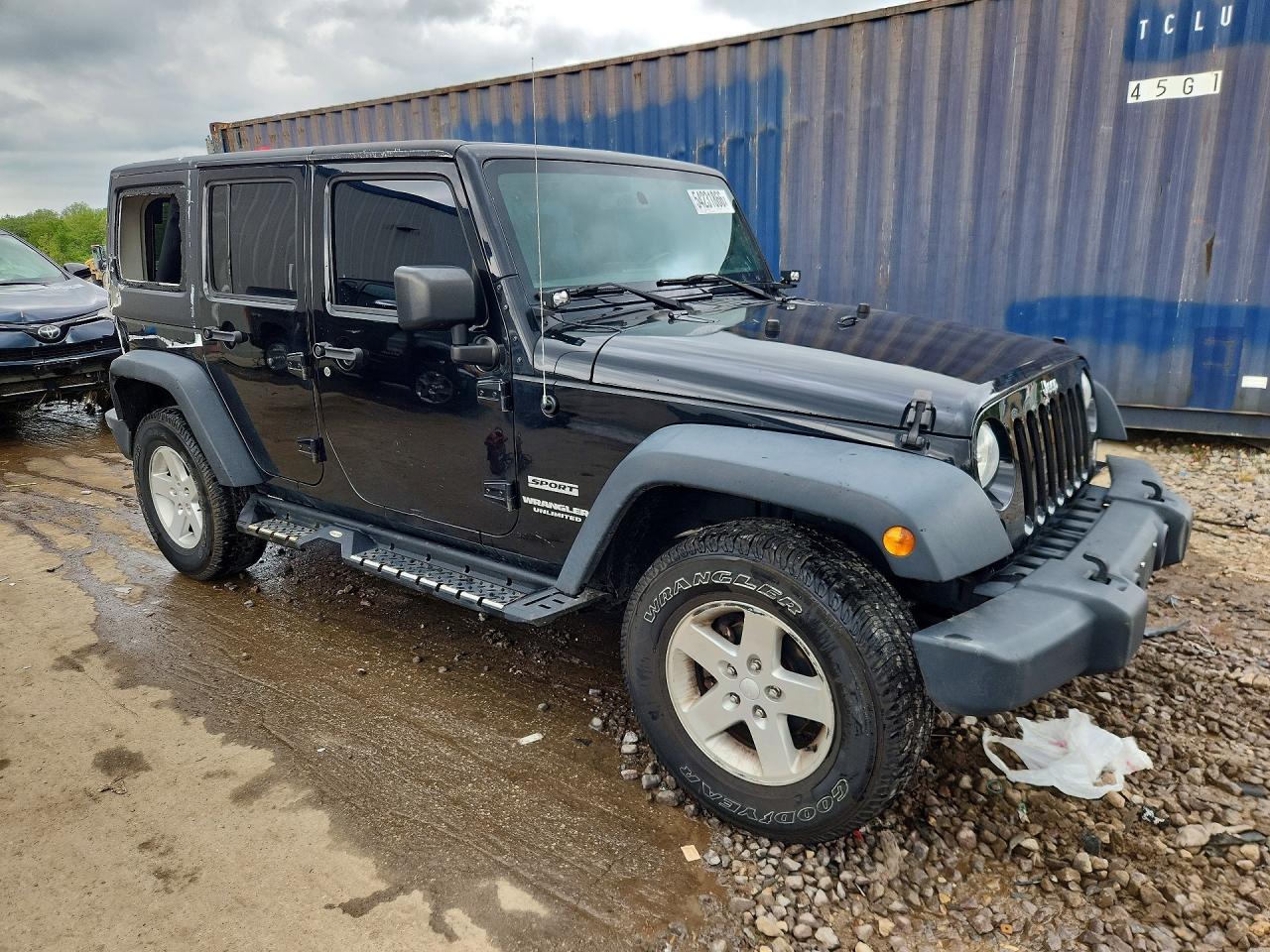 2015 Jeep Wrangler Unlimited Sport Black vin: 1C4HJWDG3FL774910