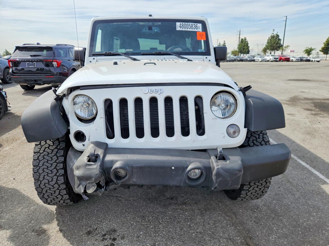 2018 Jeep Wrangler Unlimited Sport White vin: 1C4HJWDG3JL931117