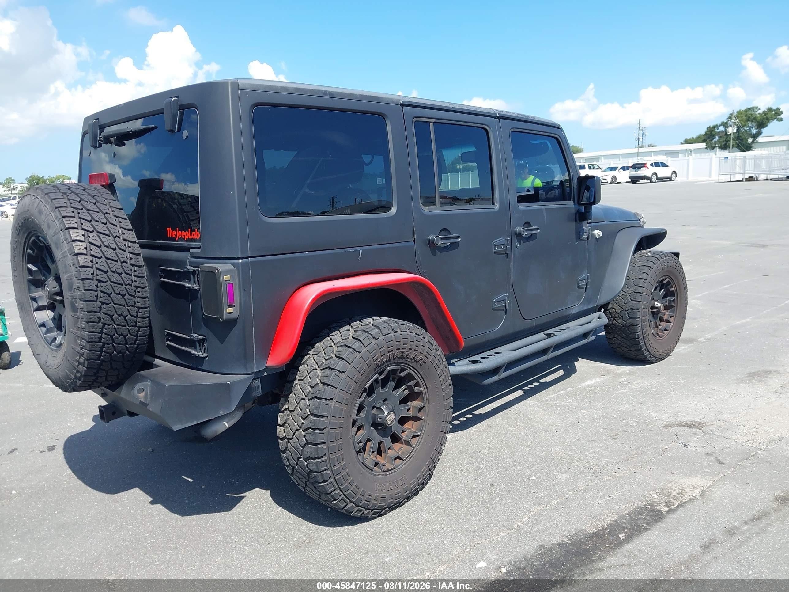 2014 Jeep Wrangler Unlimited Sport Black vin: 1C4HJWDG4EL113613