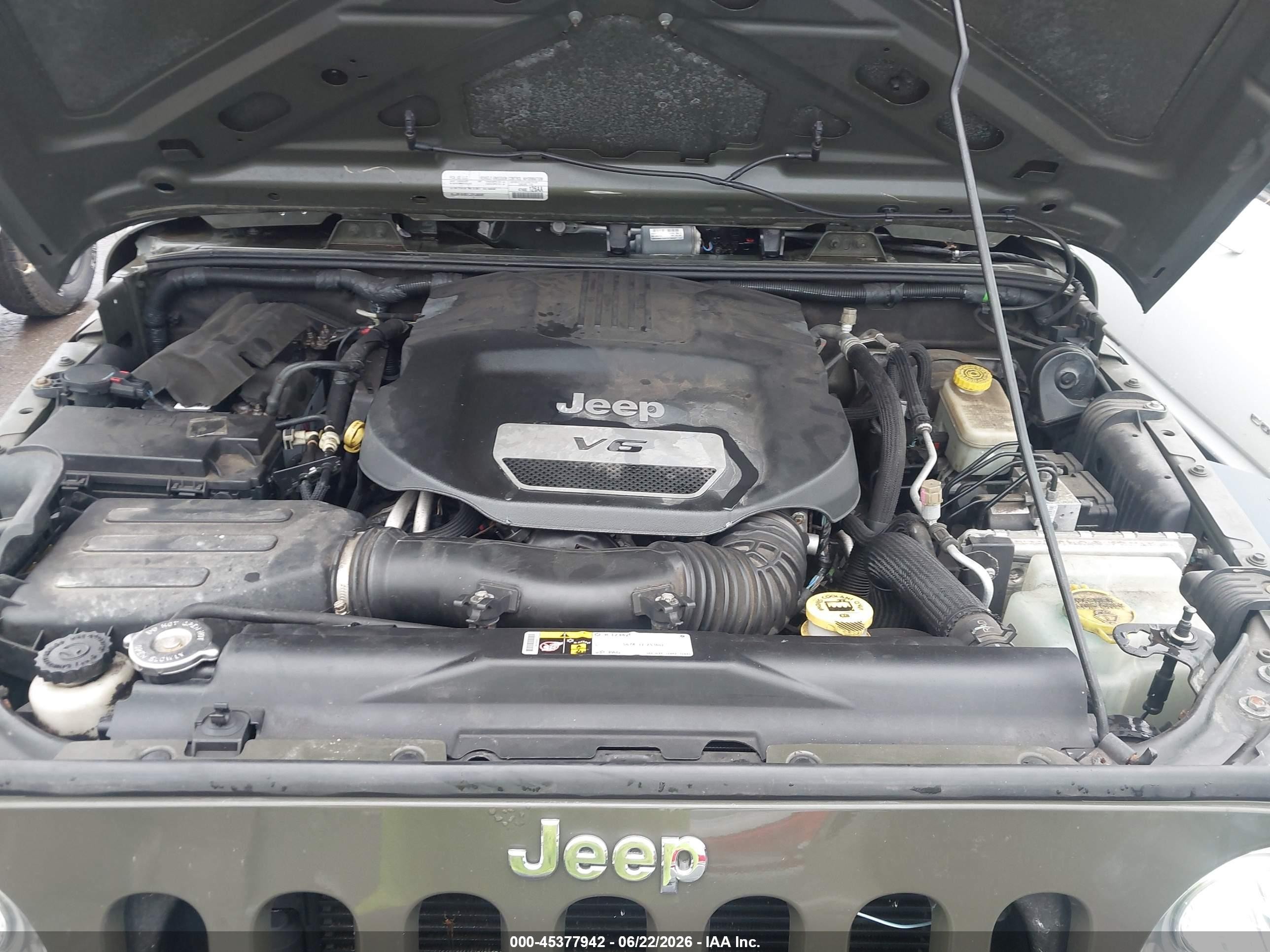 2015 Jeep Wrangler Unlimited Sport Green vin: 1C4HJWDG4FL671236