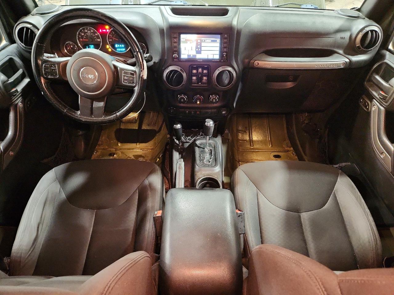 2015 Jeep Wrangler Unlimited Sport Green vin: 1C4HJWDG4FL766542