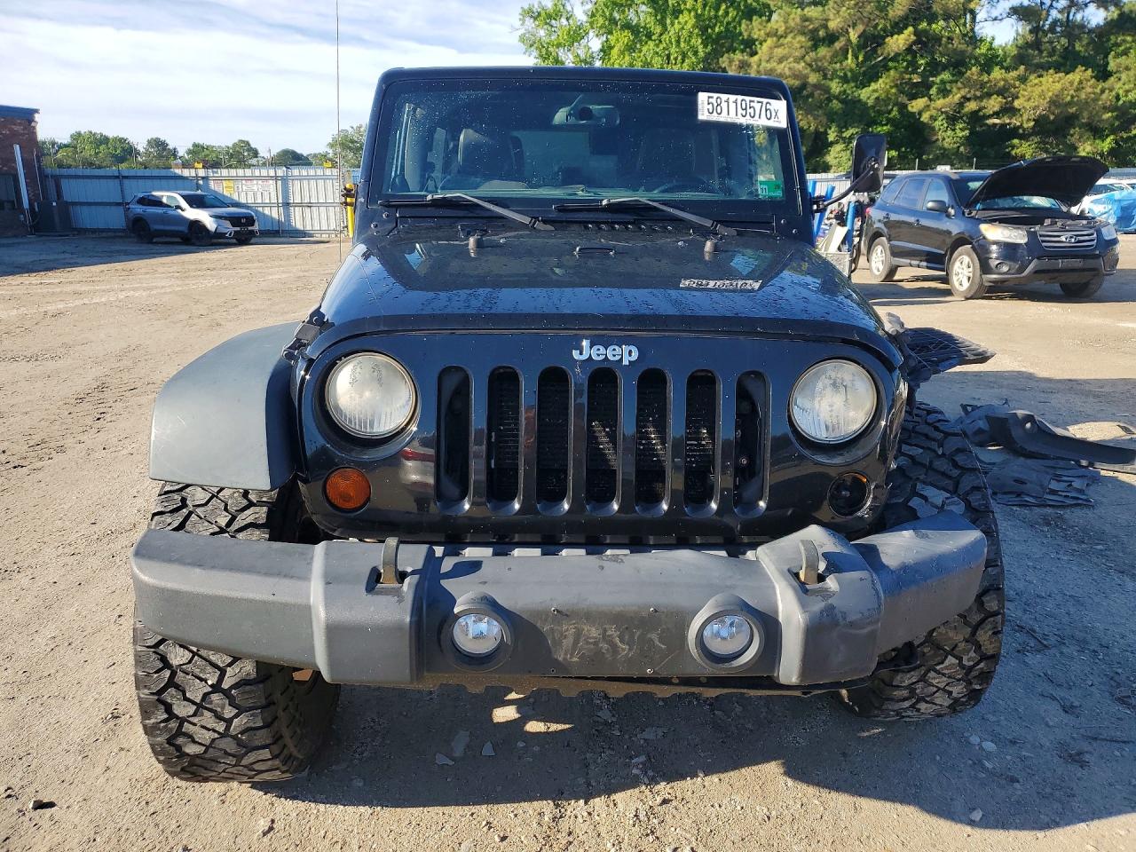2013 Jeep Wrangler Black vin: 1C4HJWDG5DL522413