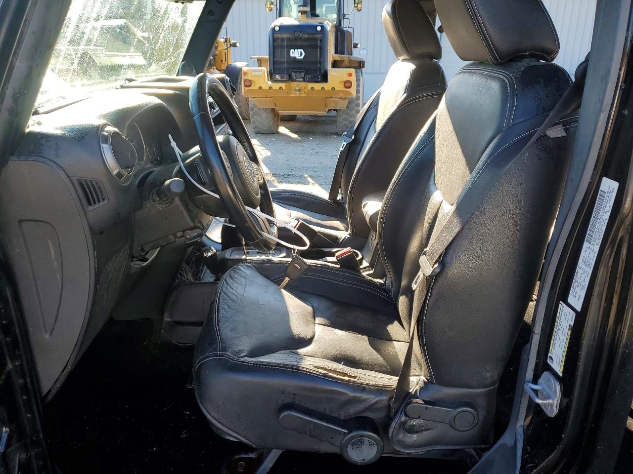 2013 Jeep Wrangler Black vin: 1C4HJWDG5DL522413