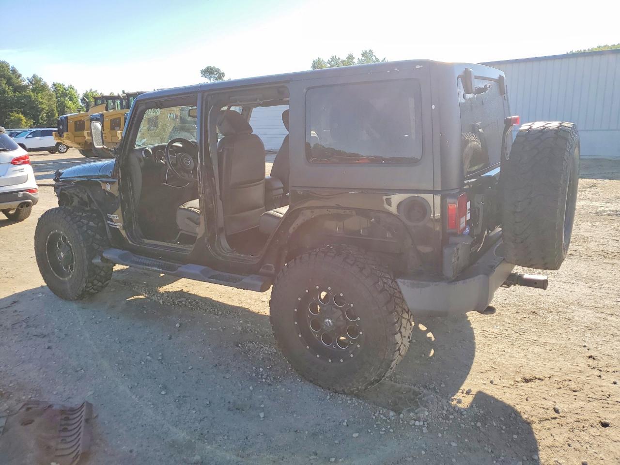 2013 Jeep Wrangler Black vin: 1C4HJWDG5DL522413