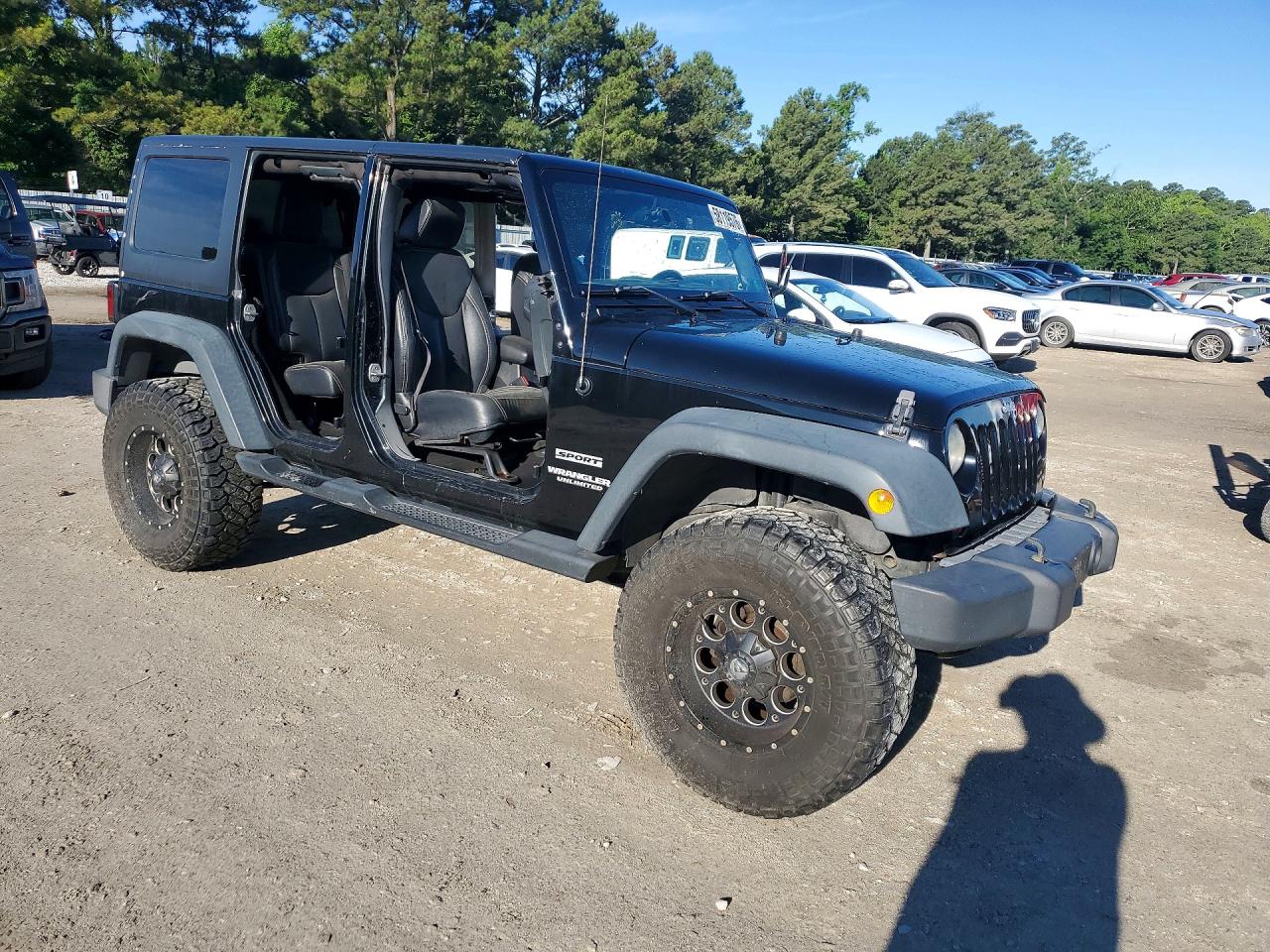 2013 Jeep Wrangler Black vin: 1C4HJWDG5DL522413
