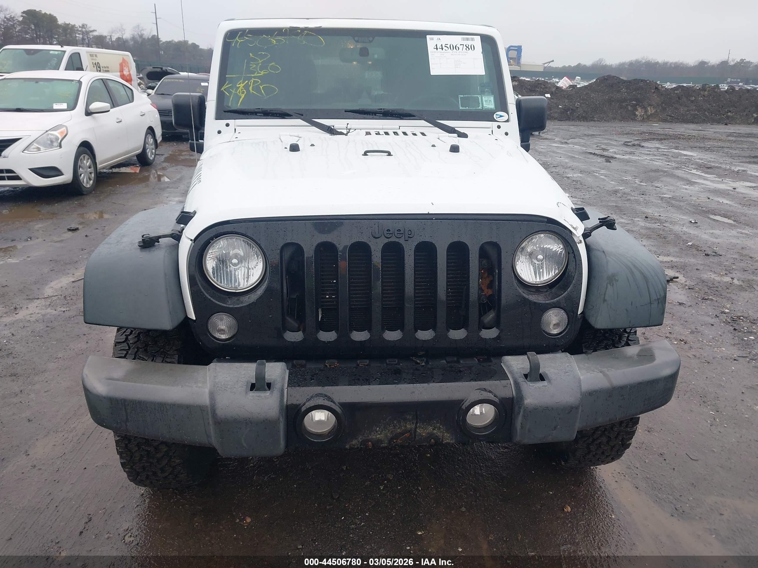 2016 Jeep Wrangler Unlimited Willys Wheeler White vin: 1C4HJWDG5GL169823