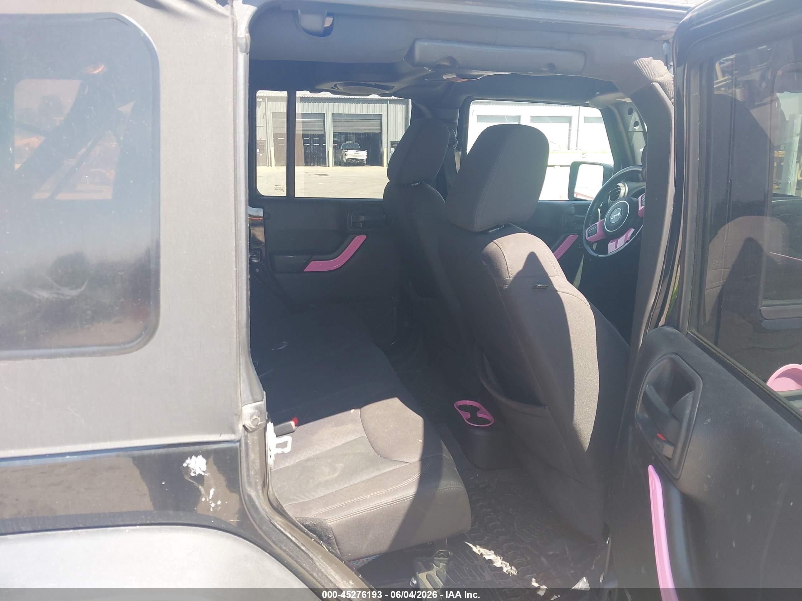 2013 Jeep Wrangler Unlimited Sport Black vin: 1C4HJWDG6DL509301