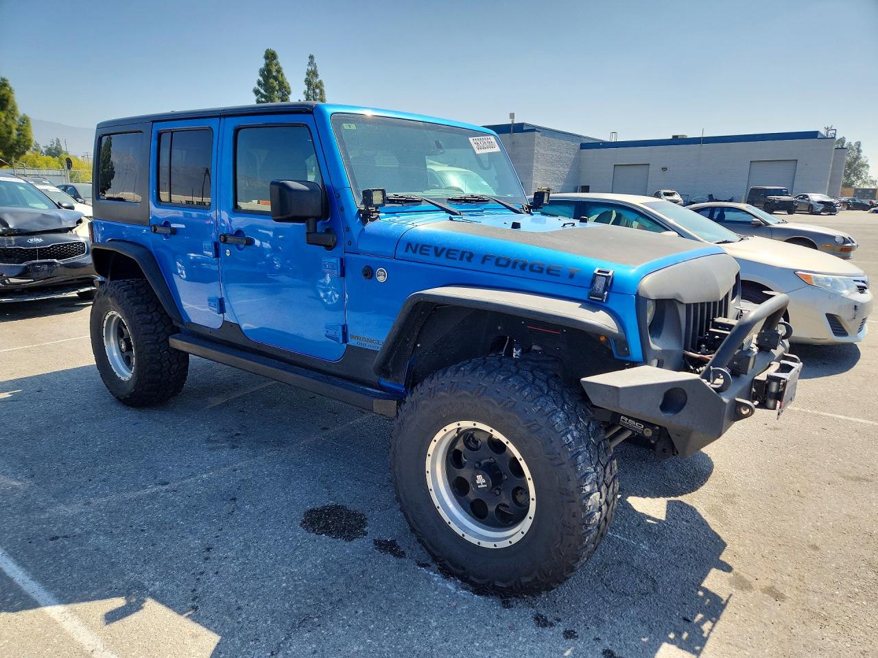 2015 Jeep Wrangler Unlimited Sport Синий vin: 1C4HJWDG6FL635841