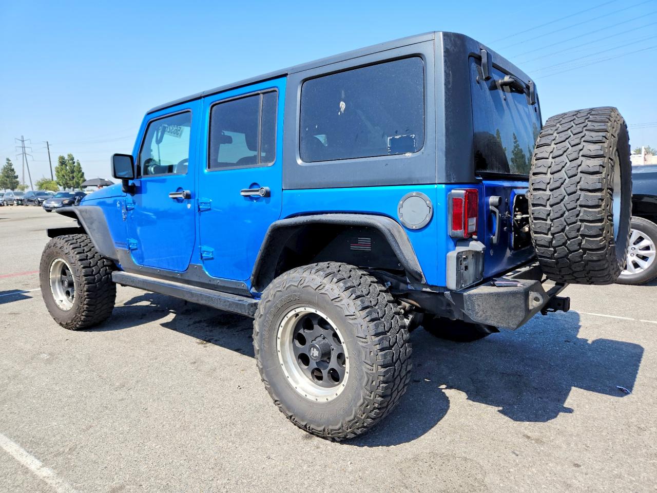 2015 Jeep Wrangler Unlimited Sport Синий vin: 1C4HJWDG6FL635841