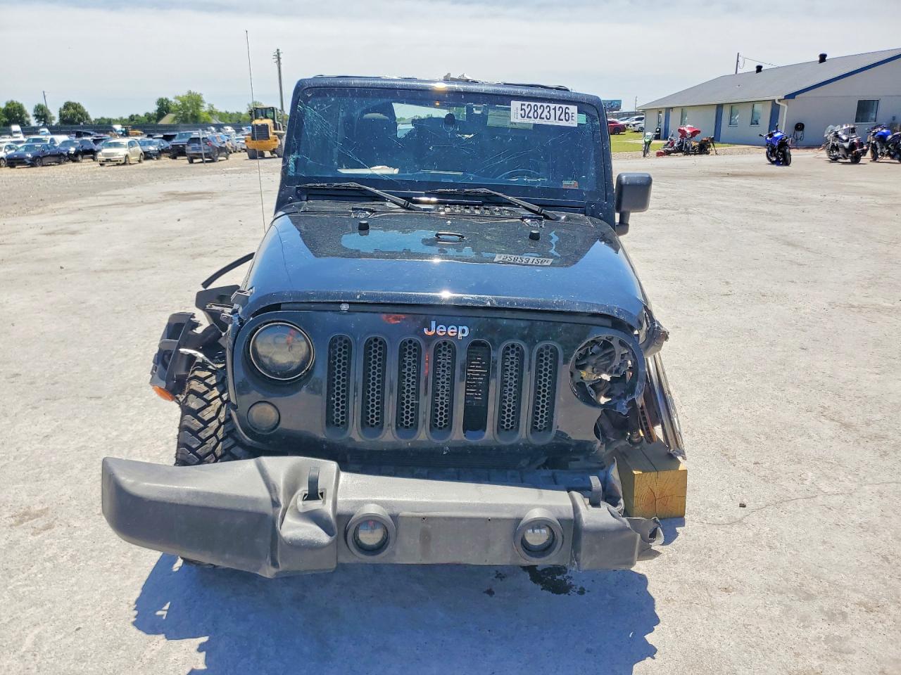 2012 Jeep Wrangler Unlimited Sport Black vin: 1C4HJWDG8CL181703
