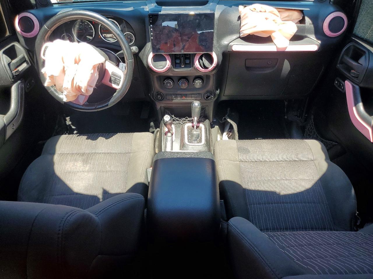 2012 Jeep Wrangler Unlimited Sport Black vin: 1C4HJWDG8CL181703