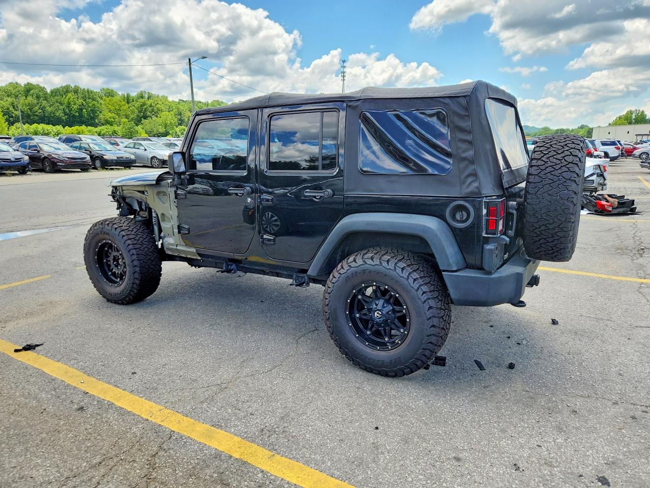 2014 Jeep Wrangler Unlimited Sport Black vin: 1C4HJWDG8EL276720