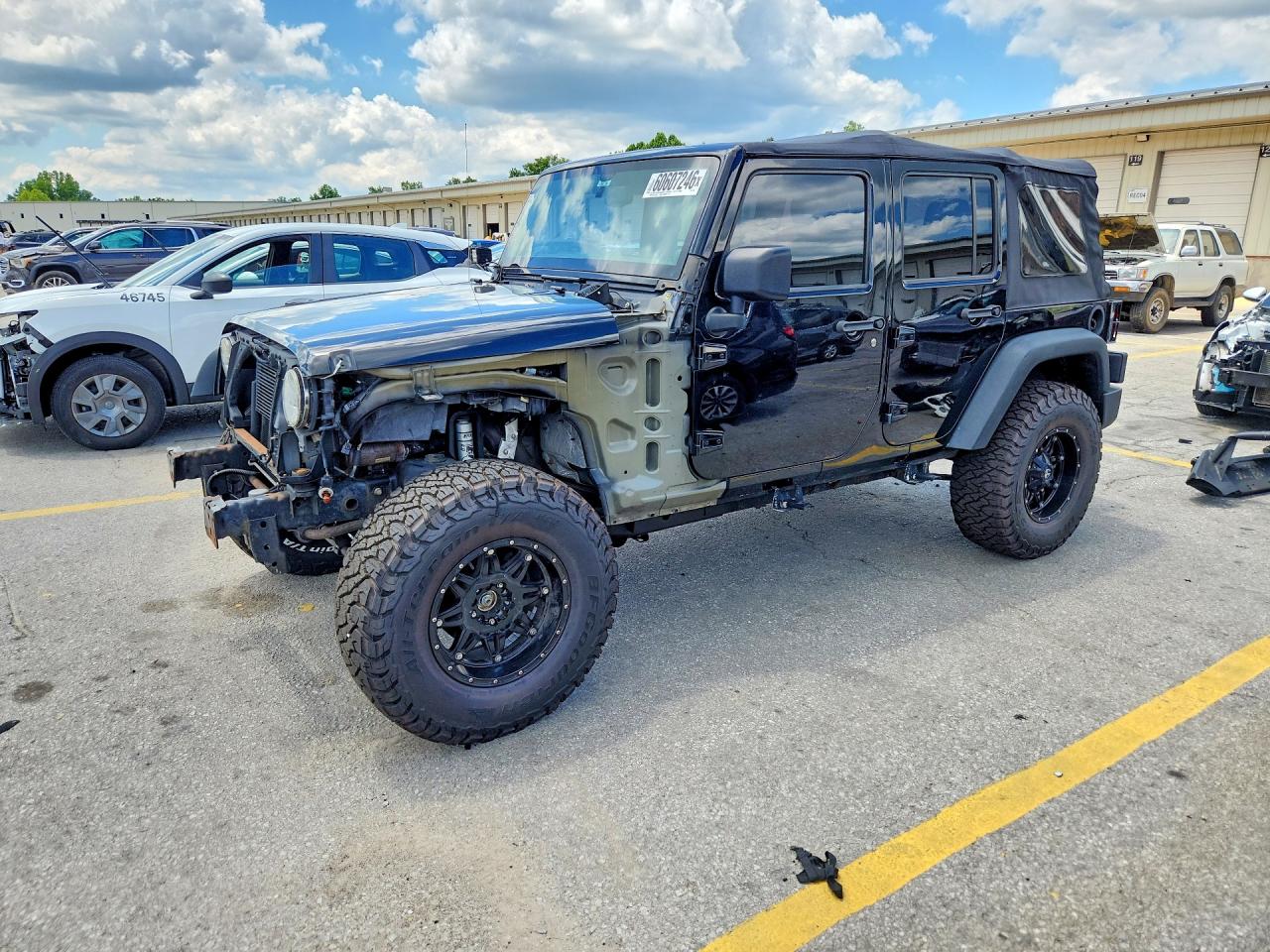 2014 Jeep Wrangler Unlimited Sport Black vin: 1C4HJWDG8EL276720