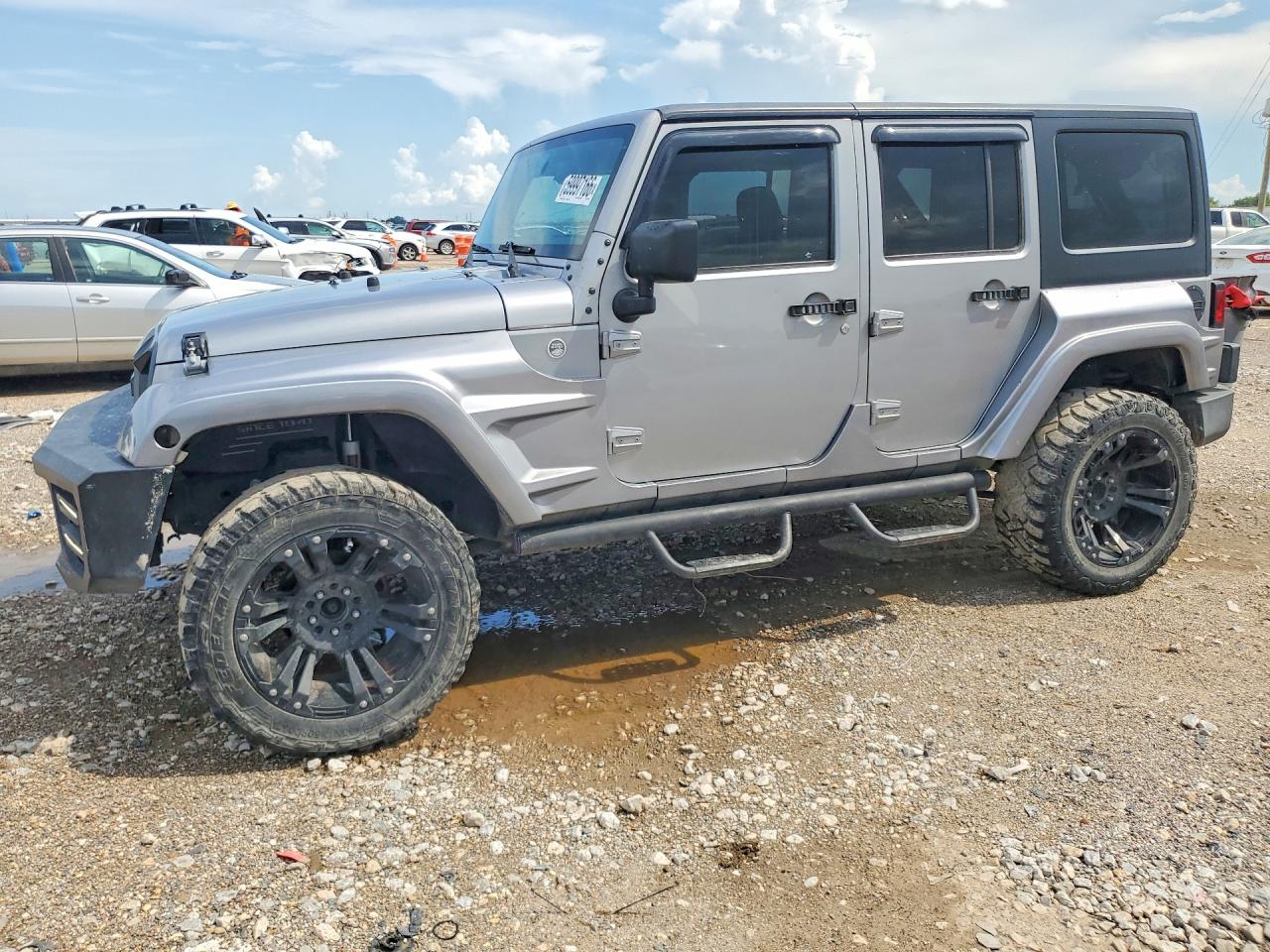 2015 Jeep Wrangler Unlimited Sport Silver vin: 1C4HJWDG8FL618801