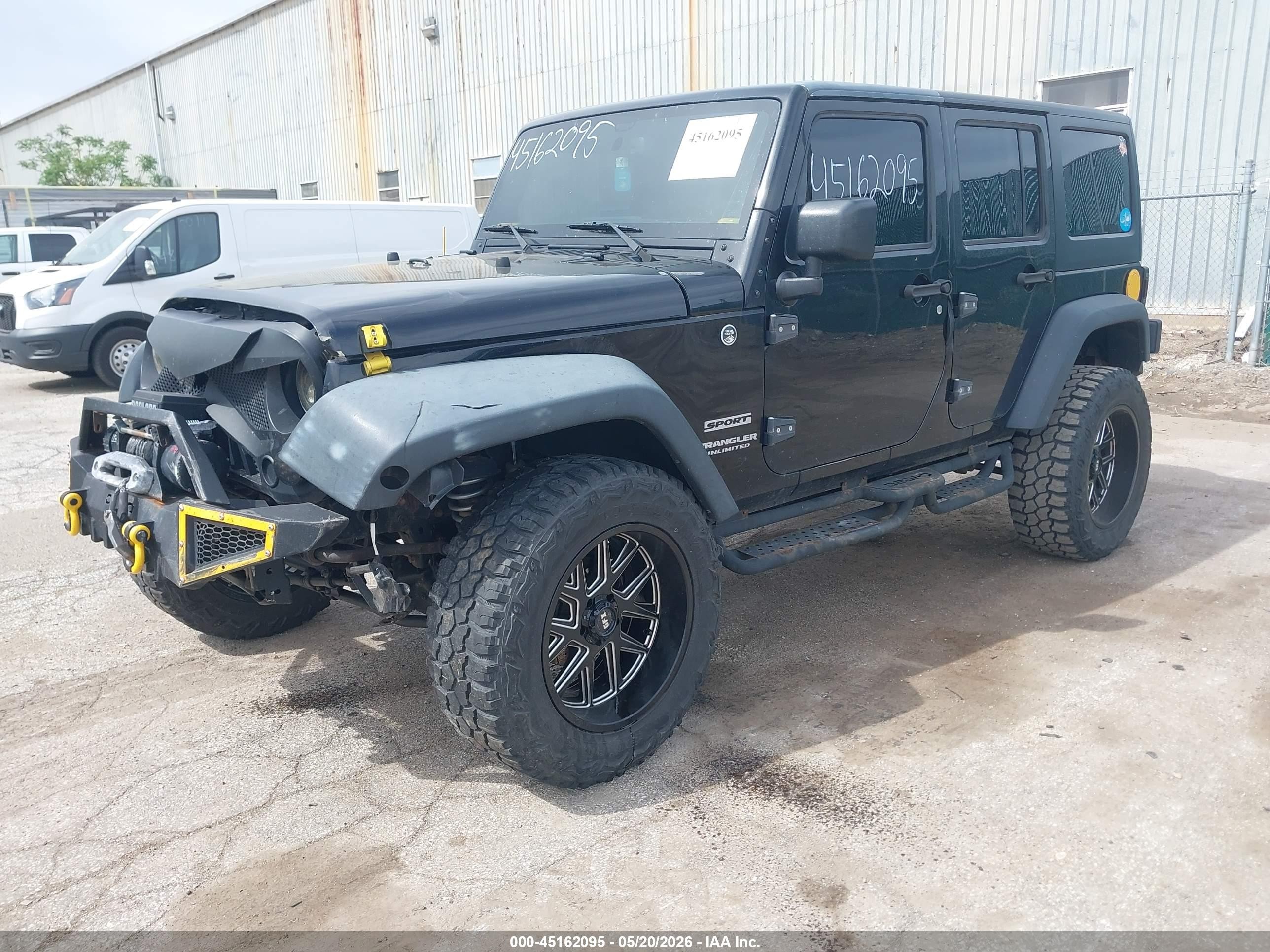 2015 Jeep Wrangler Unlimited Sport Black vin: 1C4HJWDG8FL761229