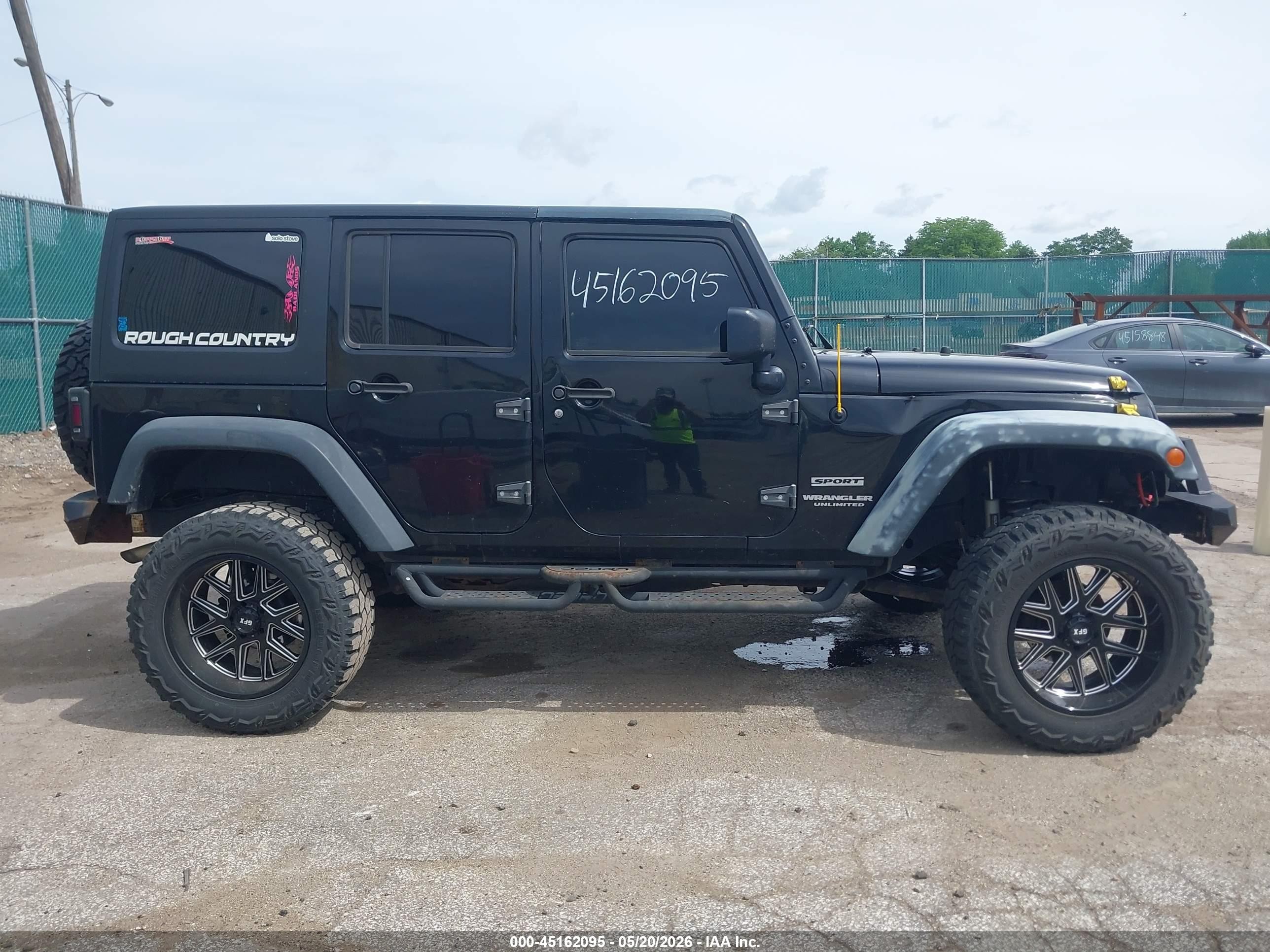 2015 Jeep Wrangler Unlimited Sport Black vin: 1C4HJWDG8FL761229
