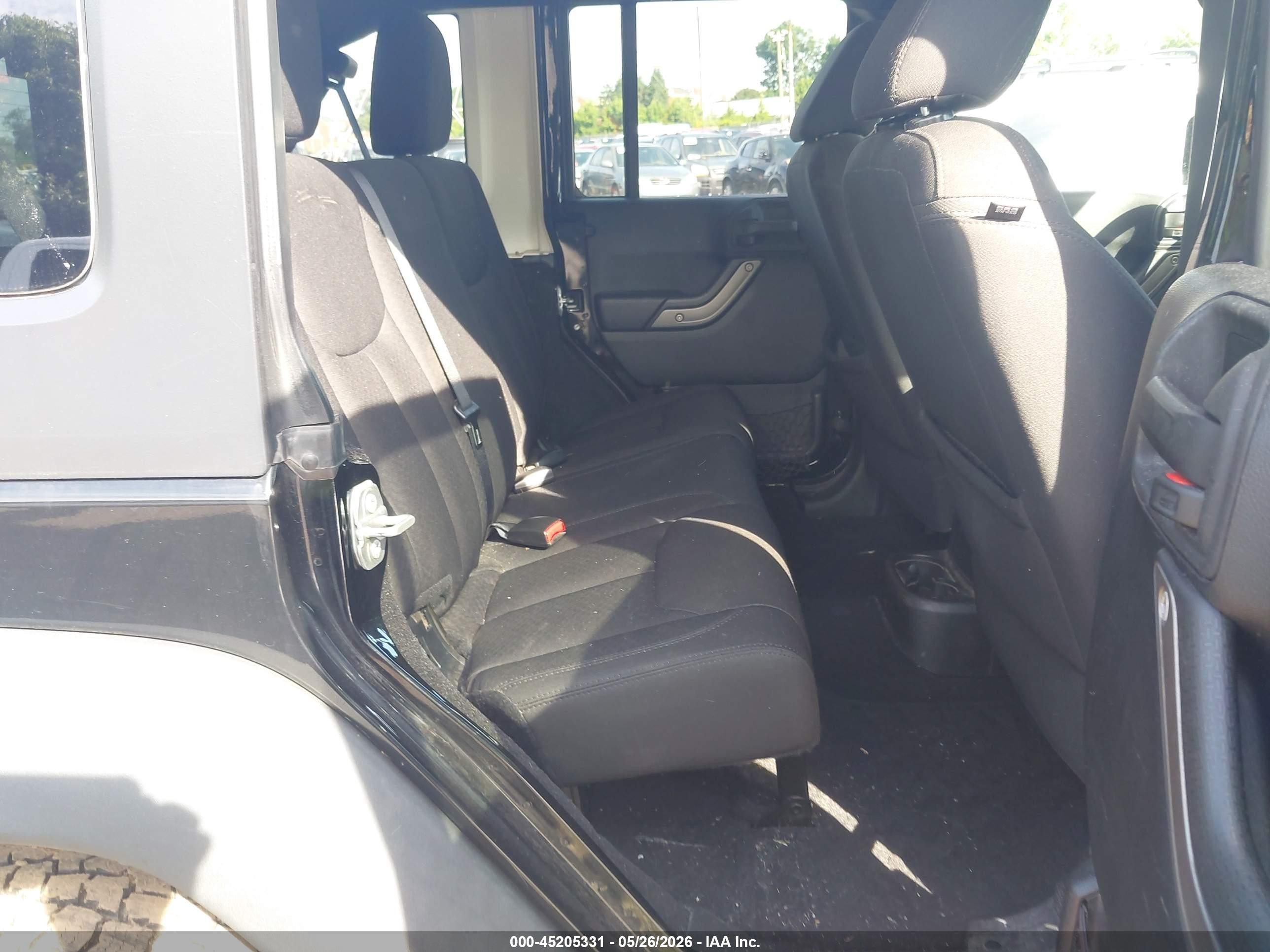 2015 Jeep Wrangler Unlimited Sport Черный vin: 1C4HJWDG9FL518643