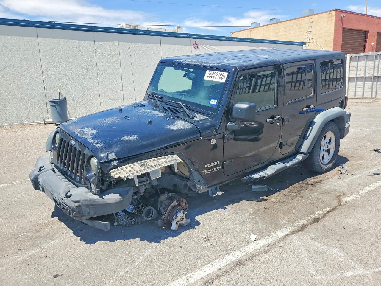 2014 Jeep Wrangler Unlimited Sport Black vin: 1C4HJWDGXEL220861