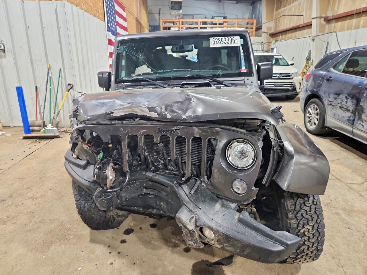 2018 Jeep Wrangler Unlimited Sport Gray vin: 1C4HJWDGXJL833475