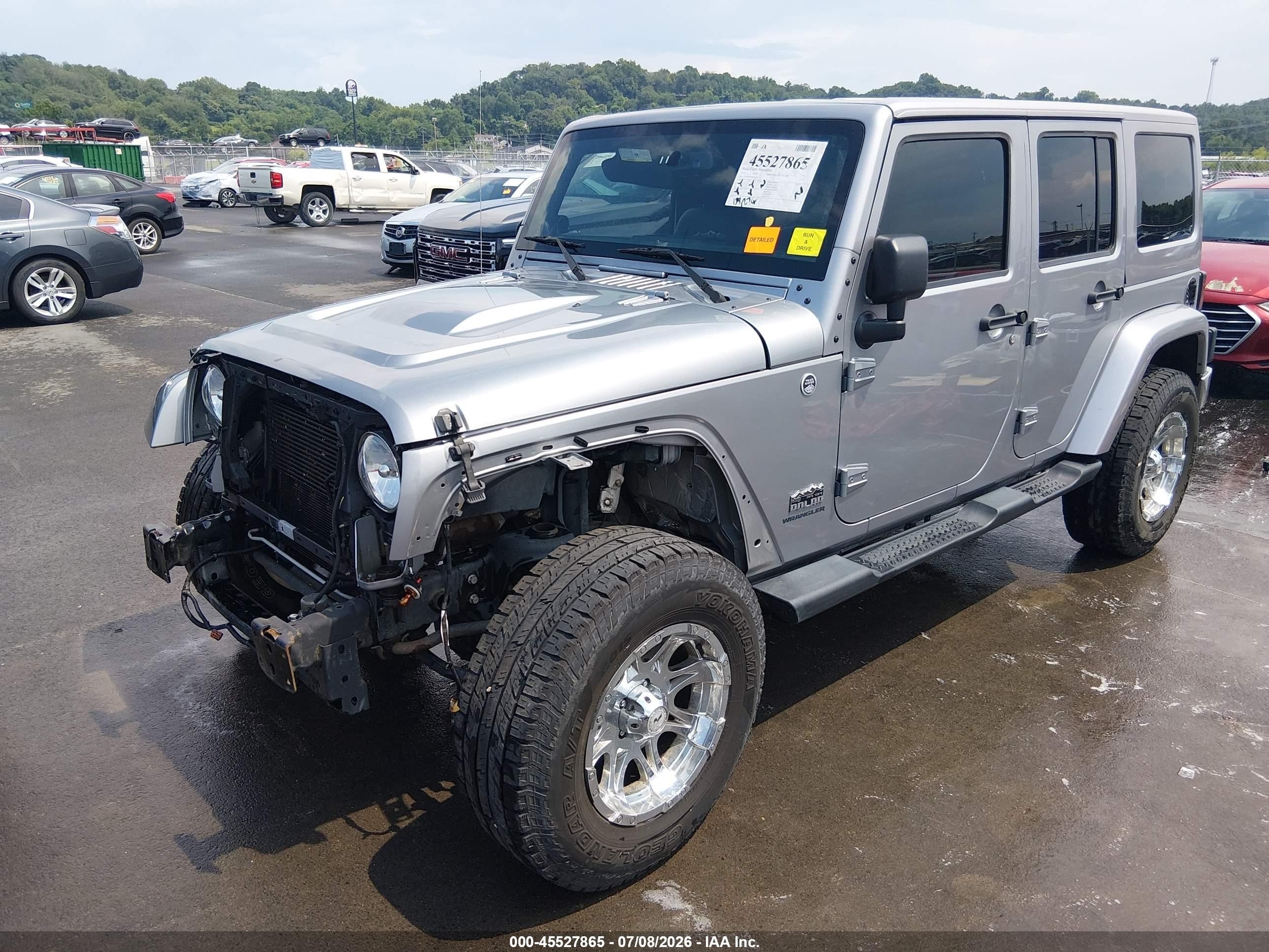 2014 Jeep Wrangler Unlimited Polar Edition Gray vin: 1C4HJWEG0EL203033