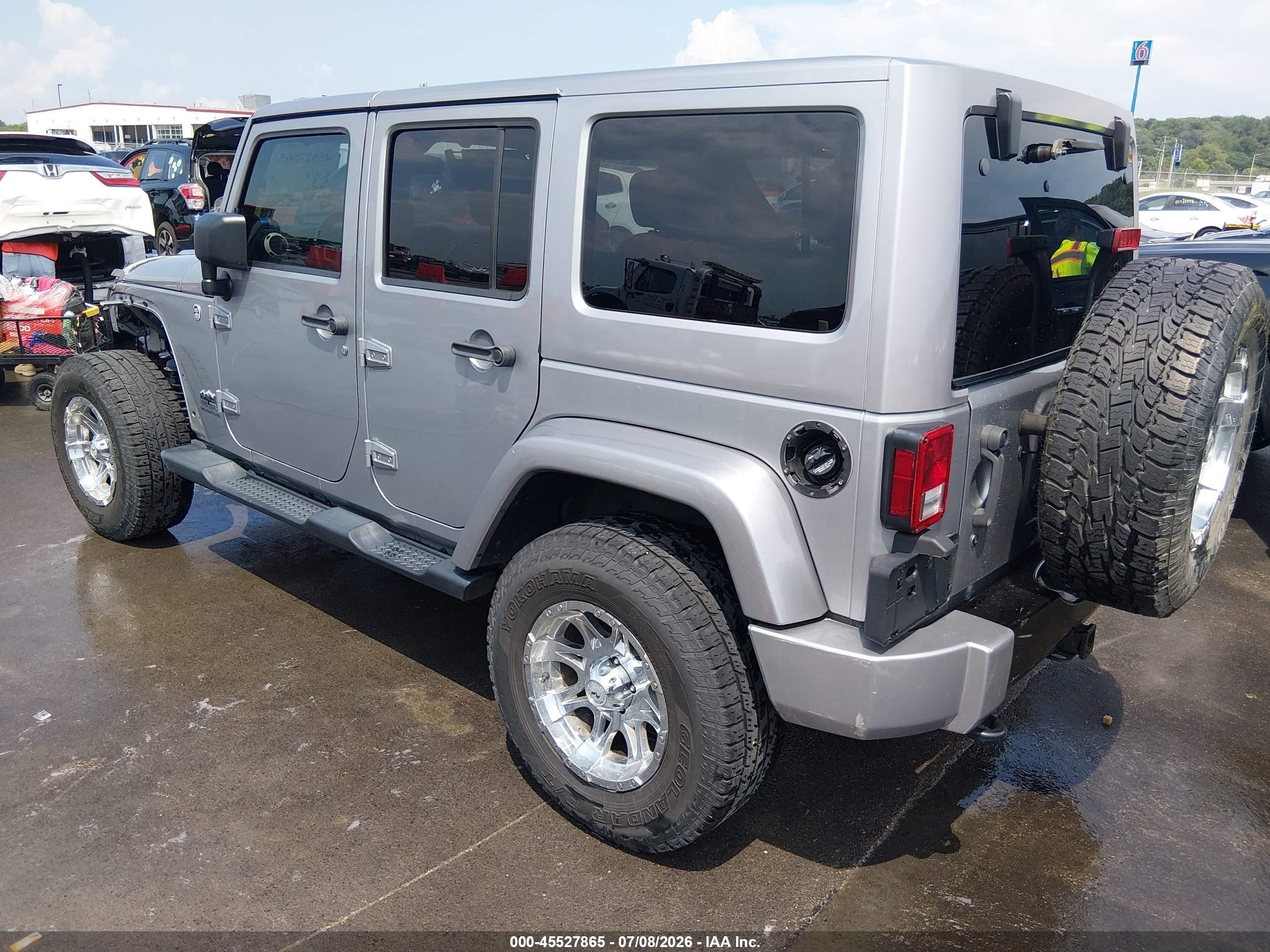 2014 Jeep Wrangler Unlimited Polar Edition Gray vin: 1C4HJWEG0EL203033
