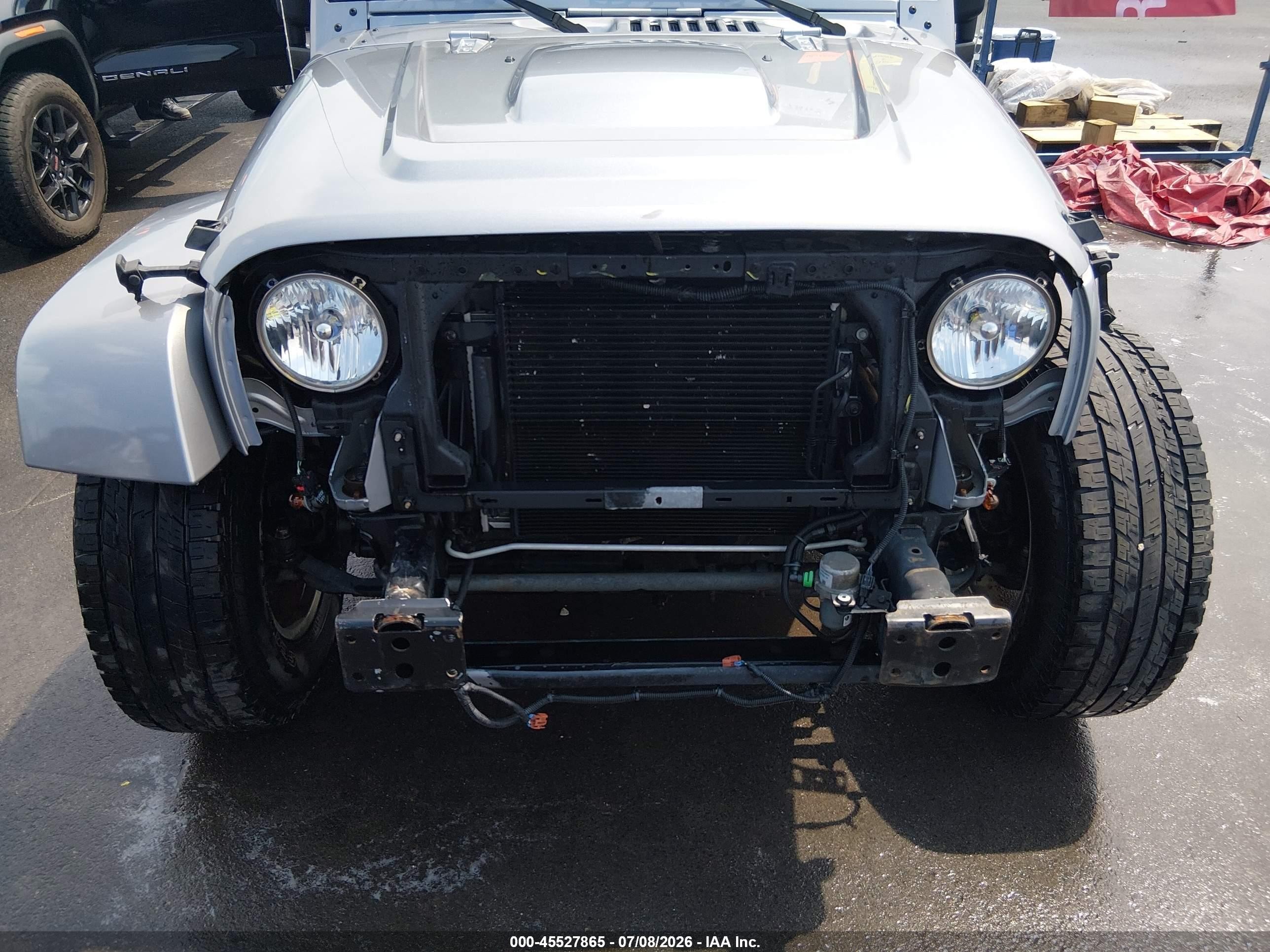 2014 Jeep Wrangler Unlimited Polar Edition Gray vin: 1C4HJWEG0EL203033