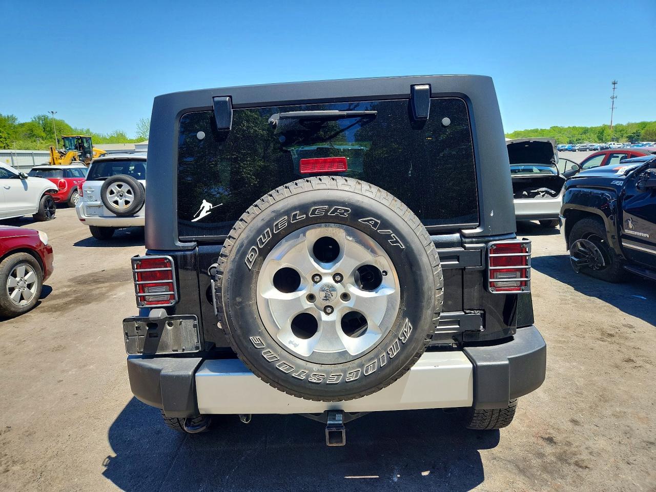 2015 Jeep Wrangler Unlimited Sahara Black vin: 1C4HJWEG0FL666467