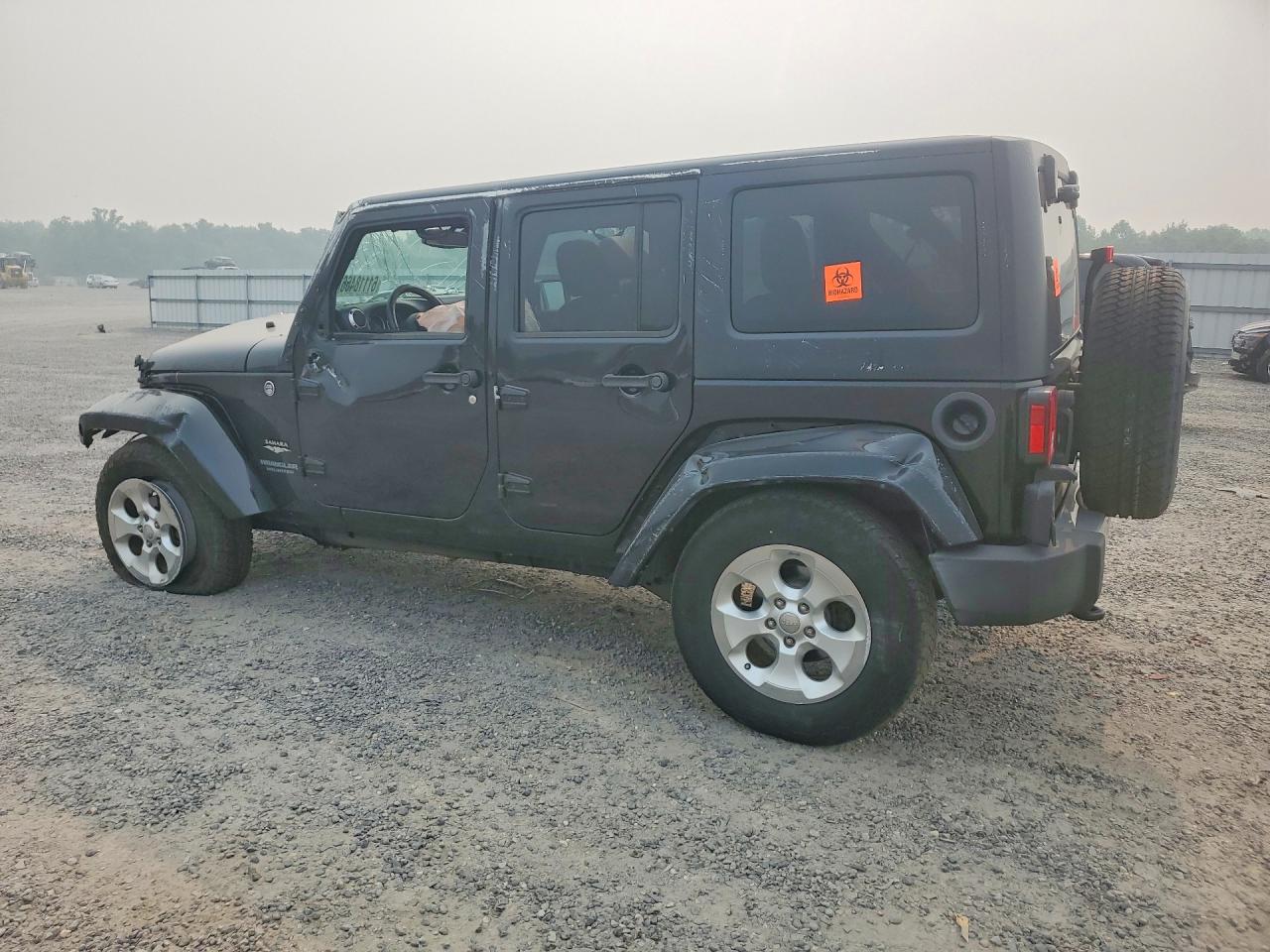 2015 Jeep Wrangler Unlimited Sahara Black vin: 1C4HJWEG1FL534883