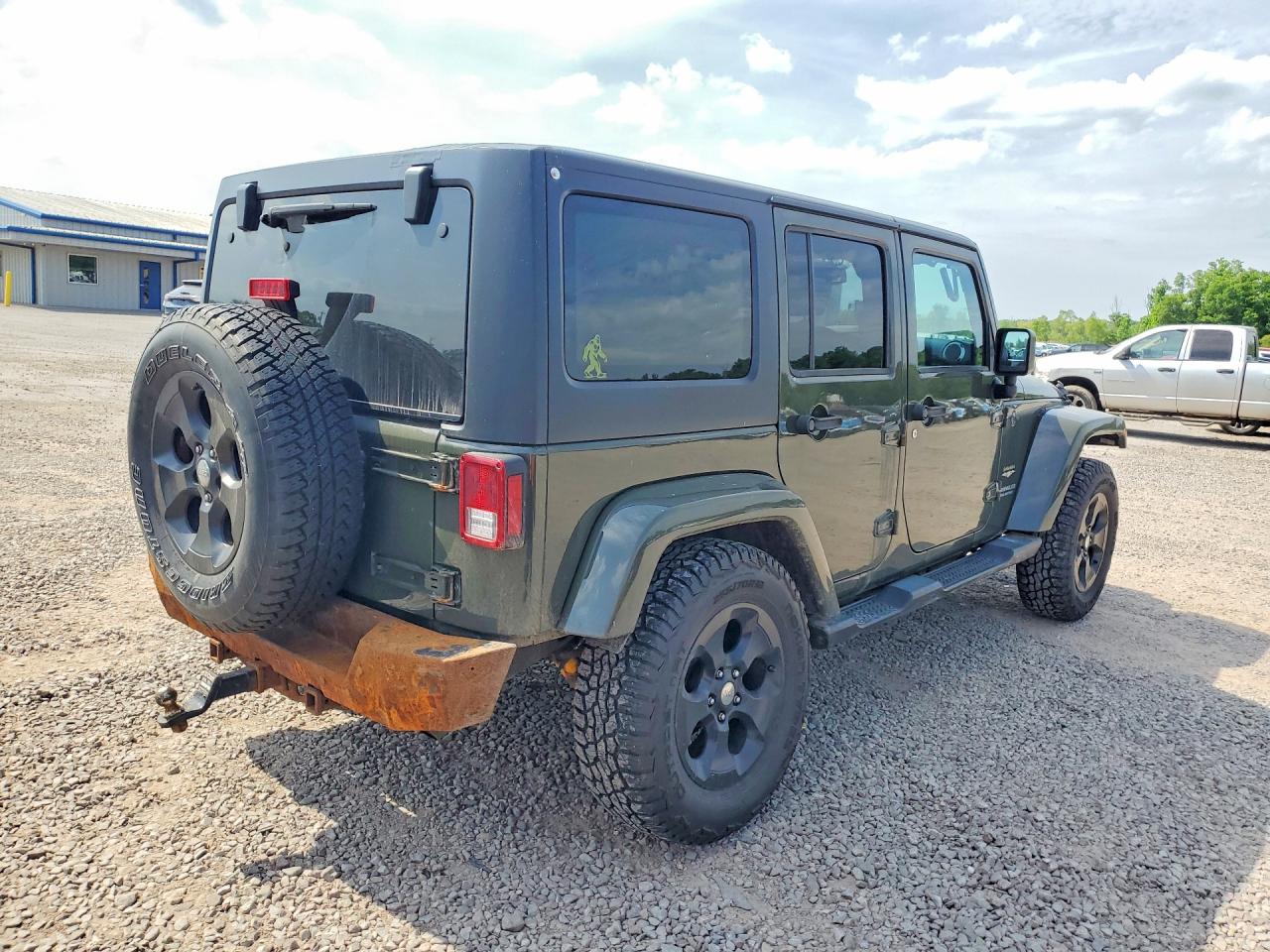 2015 Jeep Wrangler Unlimited Sahara Green vin: 1C4HJWEG1FL602860