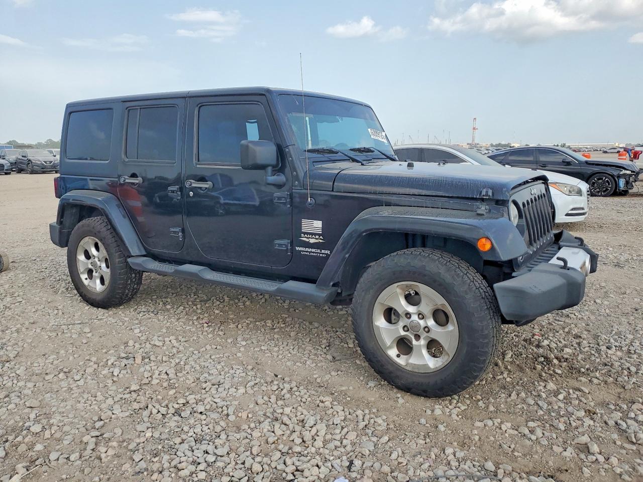 2015 Jeep Wrangler Unlimited Sahara Черный vin: 1C4HJWEG1FL641772