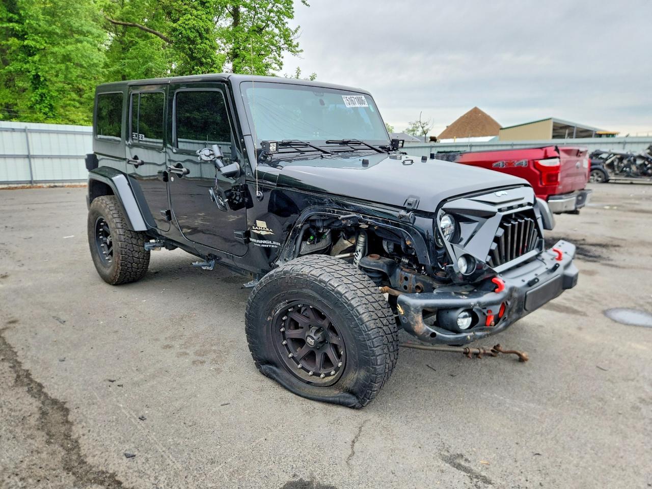 2015 Jeep Wrangler Unlimited Sahara Black vin: 1C4HJWEG1FL646633