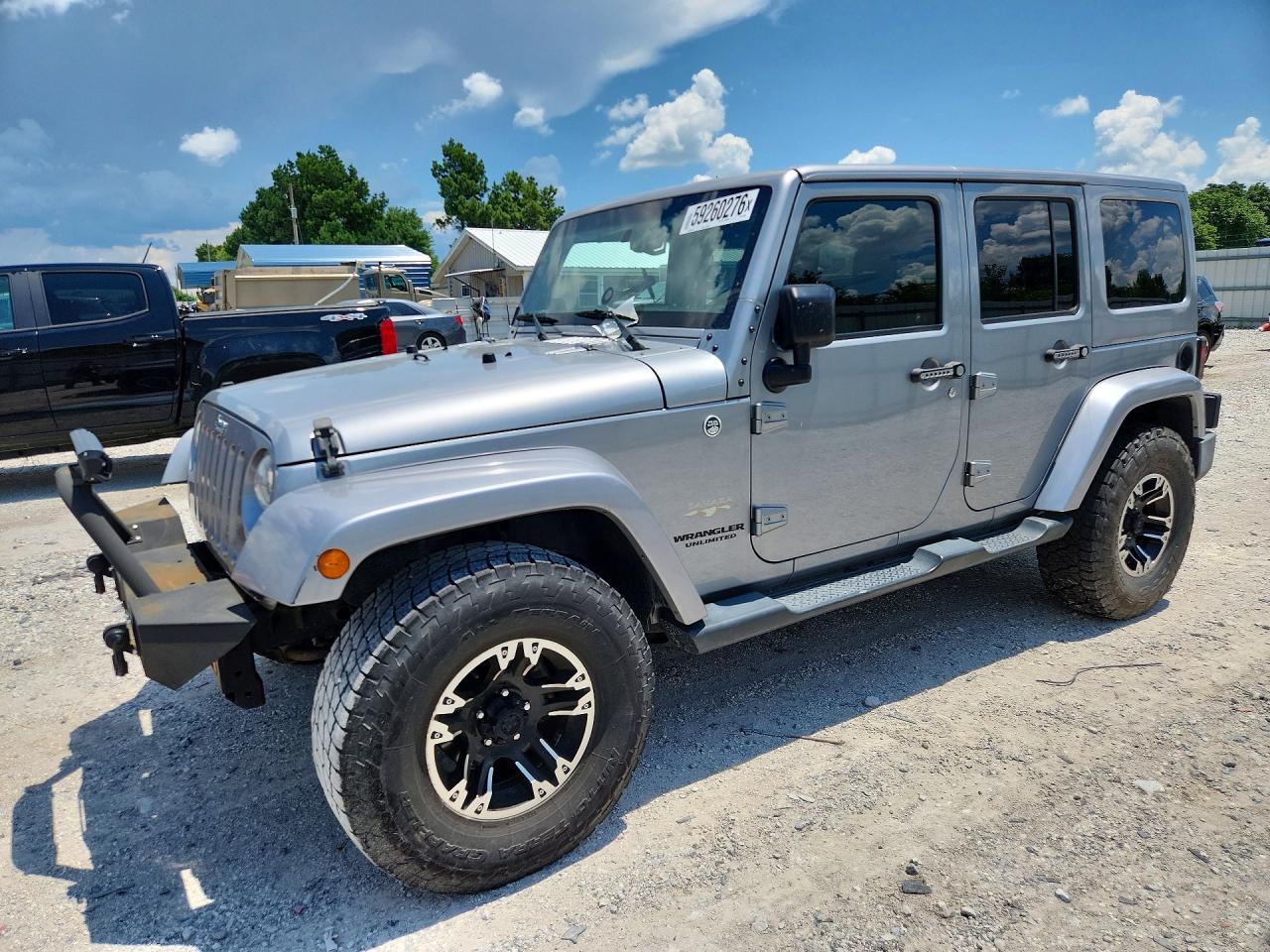2015 Jeep Wrangler Unlimited Sahara Silver vin: 1C4HJWEG2FL707004
