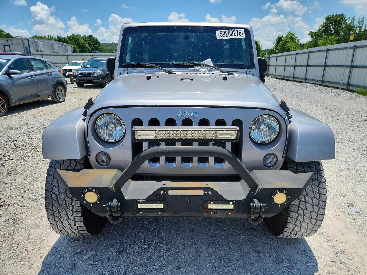 2015 Jeep Wrangler Unlimited Sahara Silver vin: 1C4HJWEG2FL707004