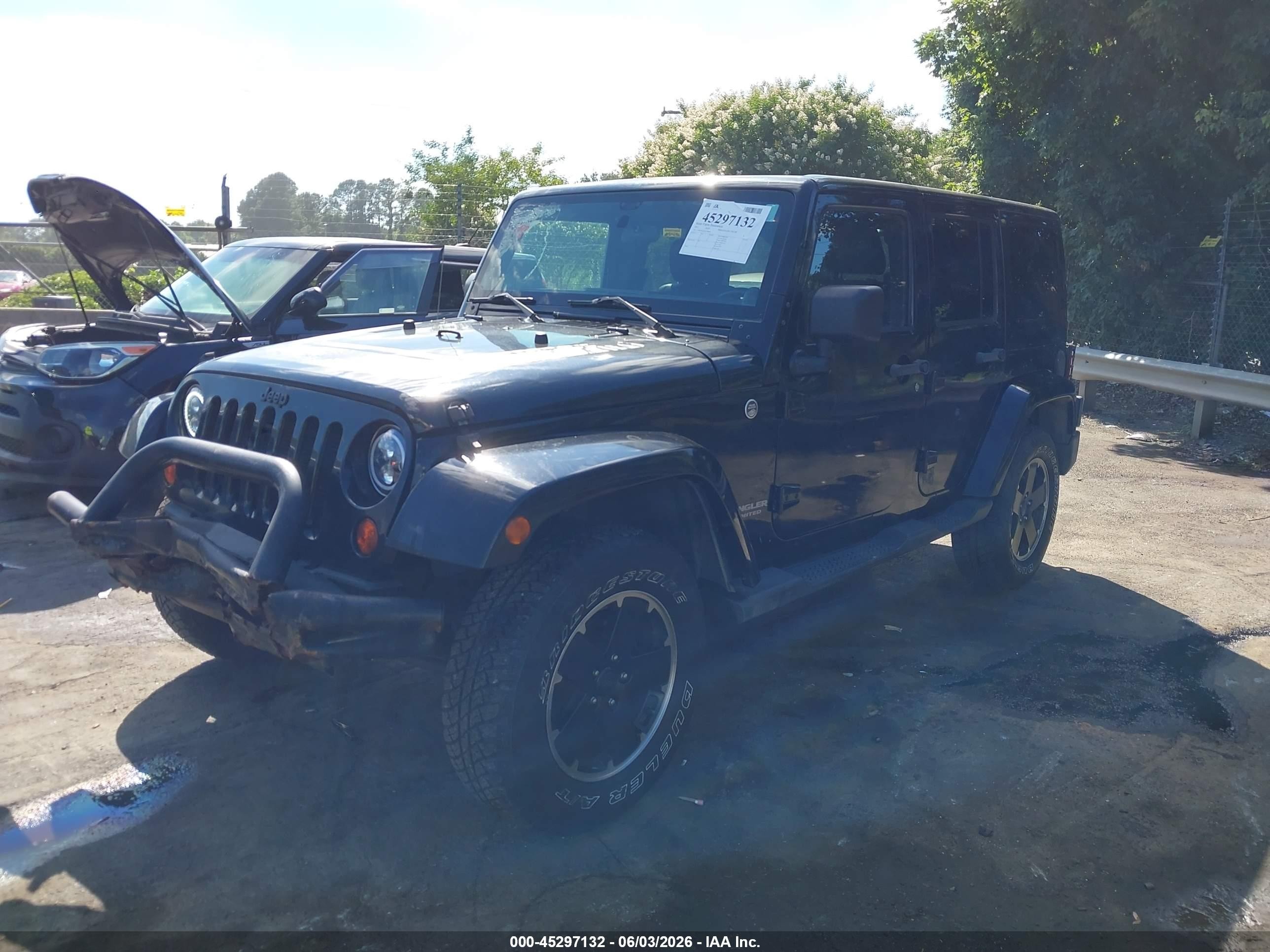2012 Jeep Wrangler Unlimited Sahara Black vin: 1C4HJWEG3CL280685