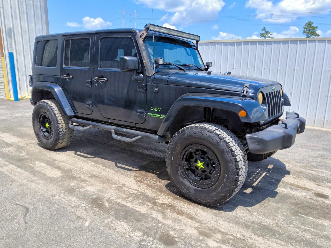 2015 Jeep Wrangler Unlimited Sahara Black vin: 1C4HJWEG3FL500508