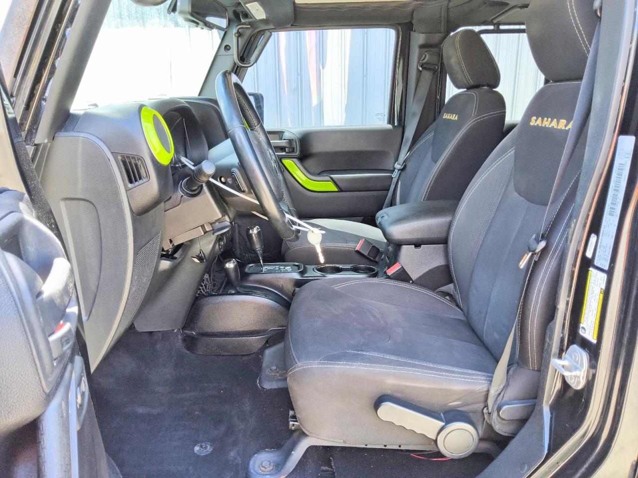2015 Jeep Wrangler Unlimited Sahara Black vin: 1C4HJWEG3FL500508