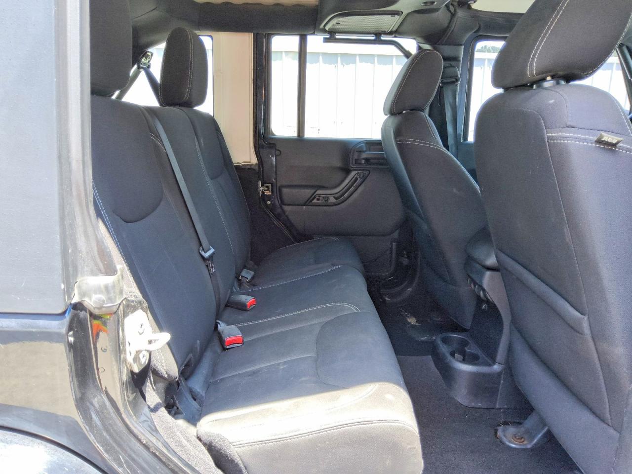 2015 Jeep Wrangler Unlimited Sahara Black vin: 1C4HJWEG3FL500508
