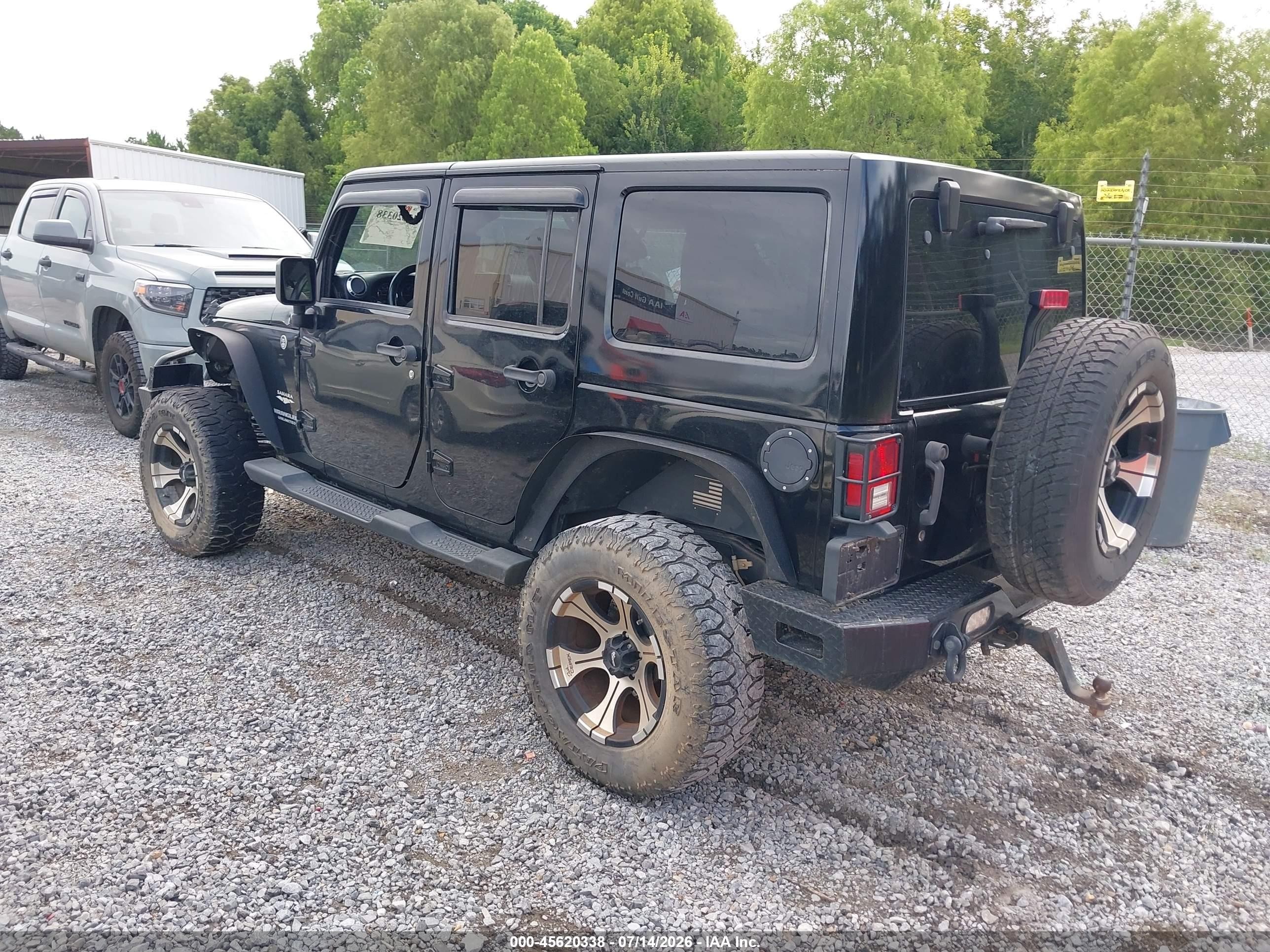 2015 Jeep Wrangler Unlimited Sahara Black vin: 1C4HJWEG3FL575869