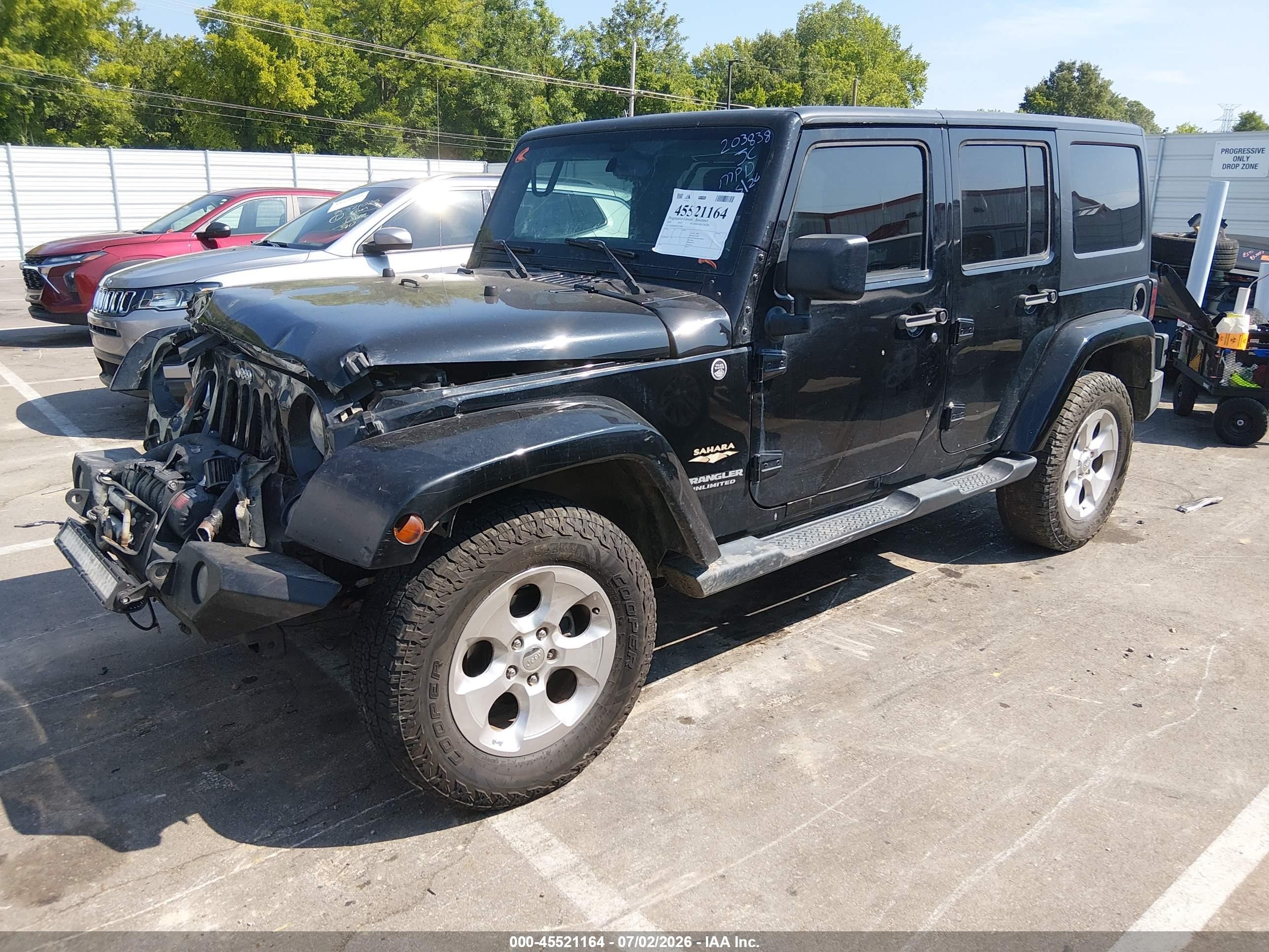 2015 Jeep Wrangler Unlimited Sahara Black vin: 1C4HJWEG3FL751948