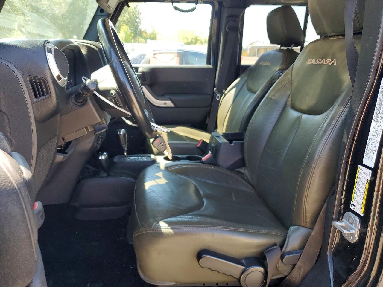 2013 Jeep Wrangler Unlimited Sahara Черный vin: 1C4HJWEG5DL685030