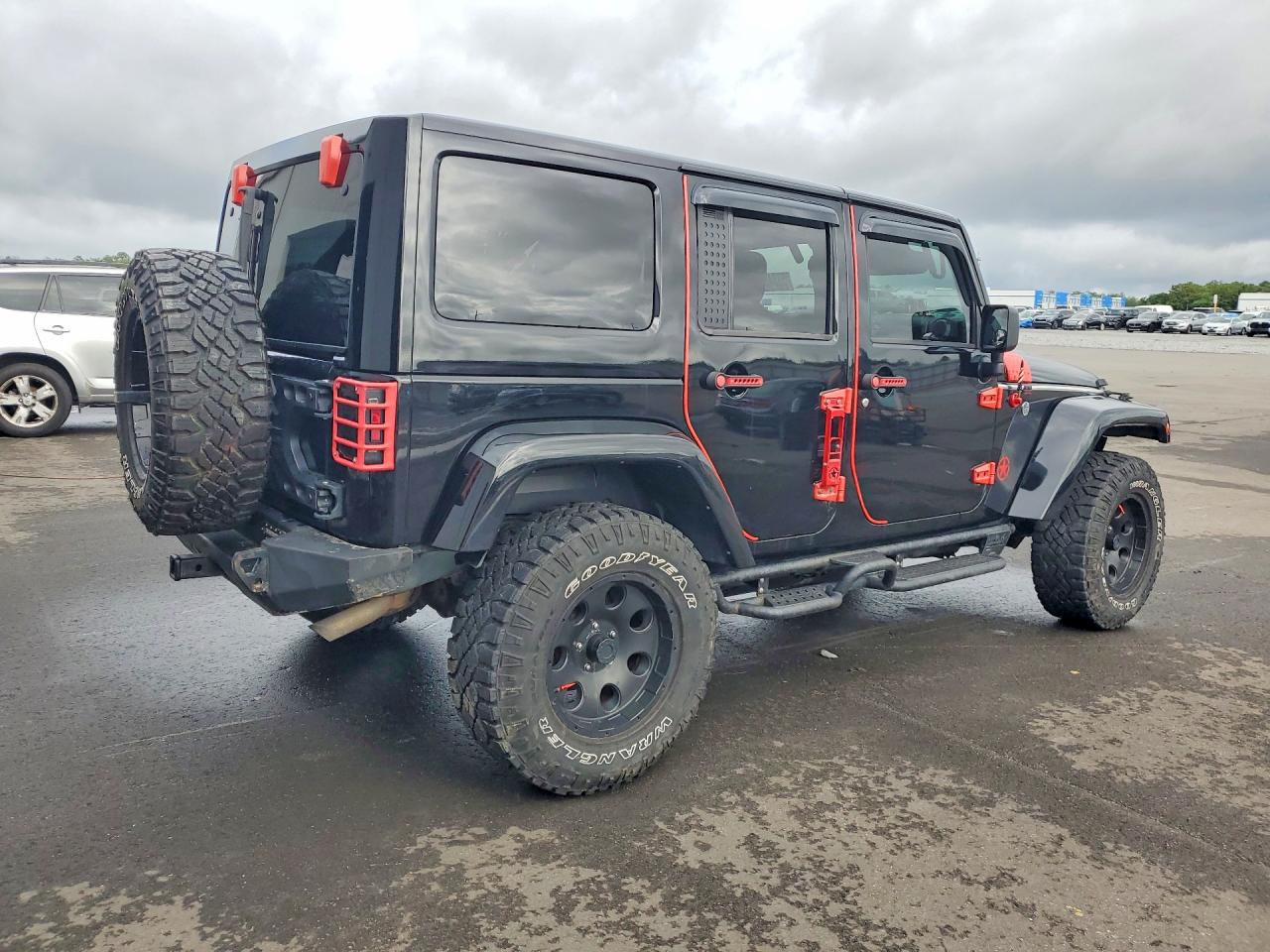 2015 Jeep Wrangler Unlimited Sahara Black vin: 1C4HJWEG5FL614235