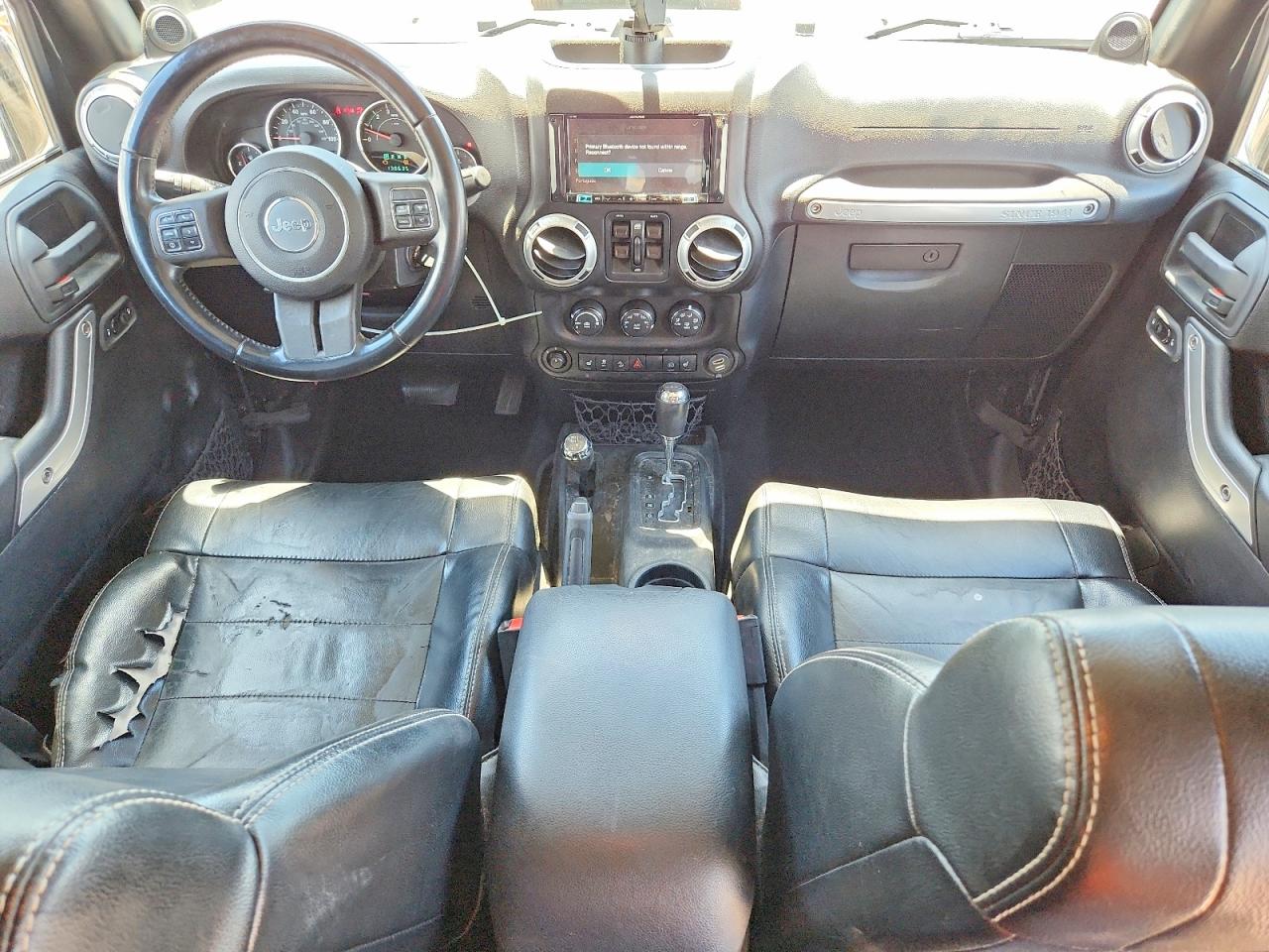 2012 Jeep Wrangler Unlimited Sahara Черный vin: 1C4HJWEG7CL173428