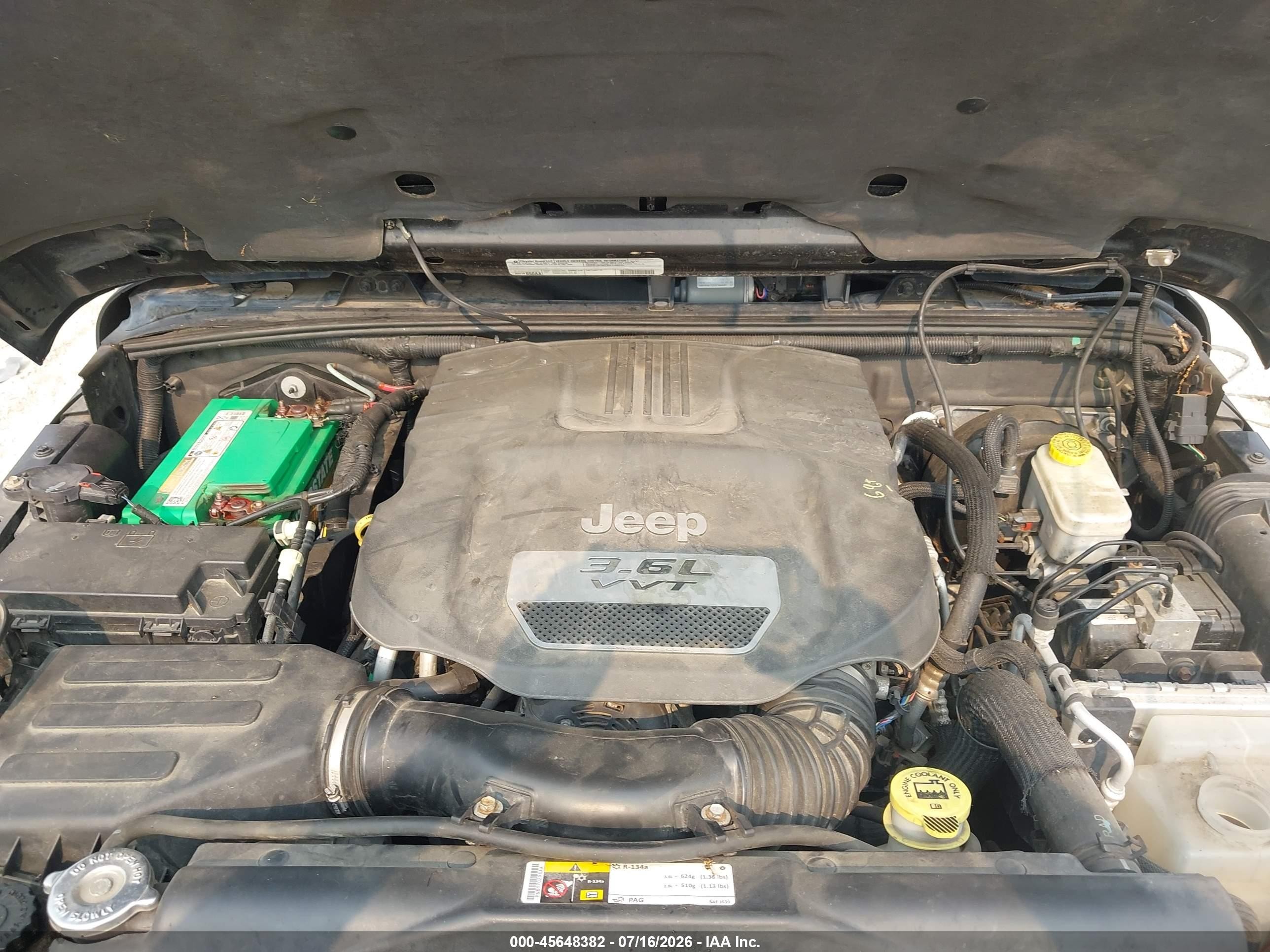 2012 Jeep Wrangler Unlimited Sahara Черный vin: 1C4HJWEG7CL209280
