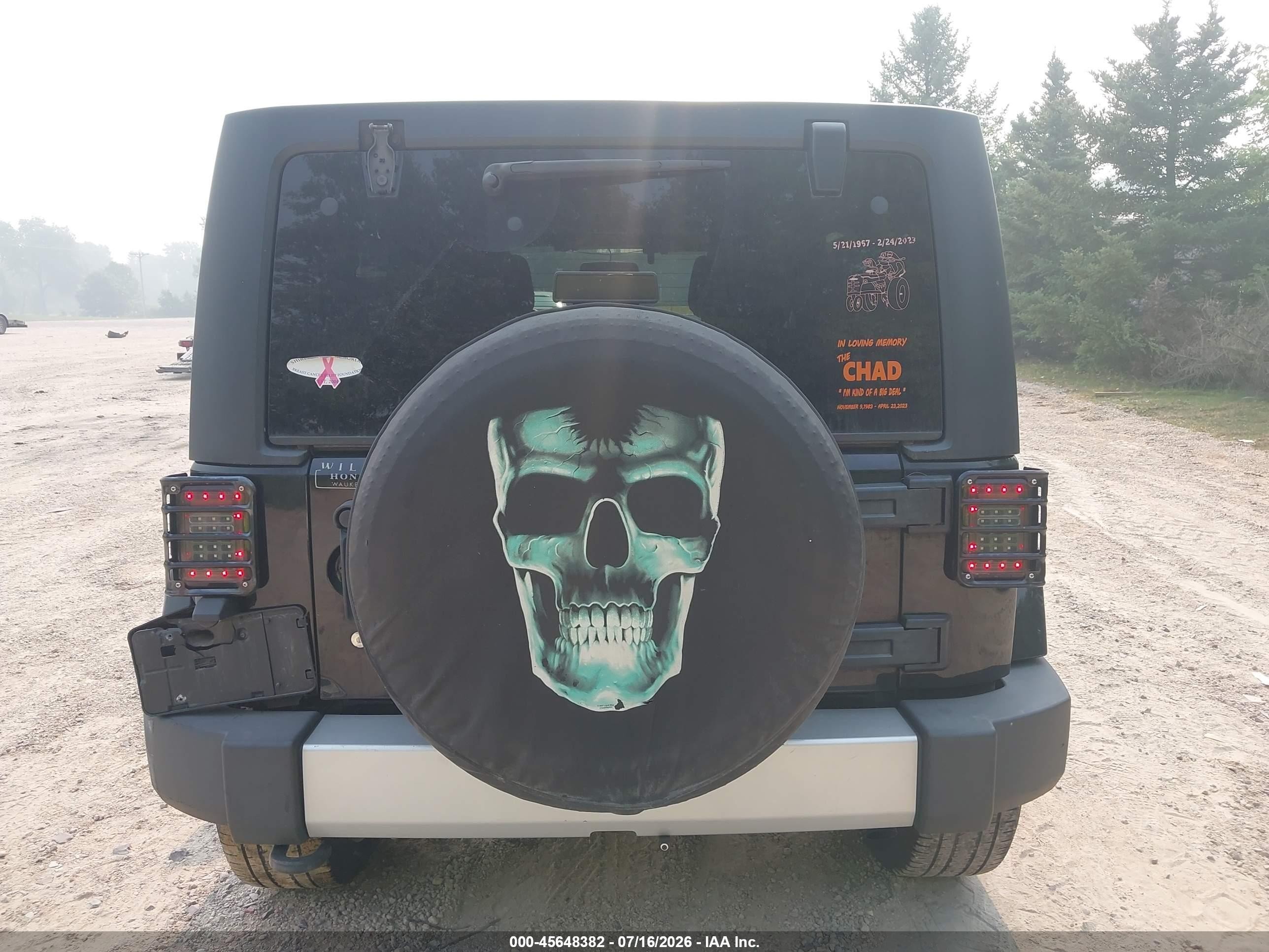 2012 Jeep Wrangler Unlimited Sahara Черный vin: 1C4HJWEG7CL209280