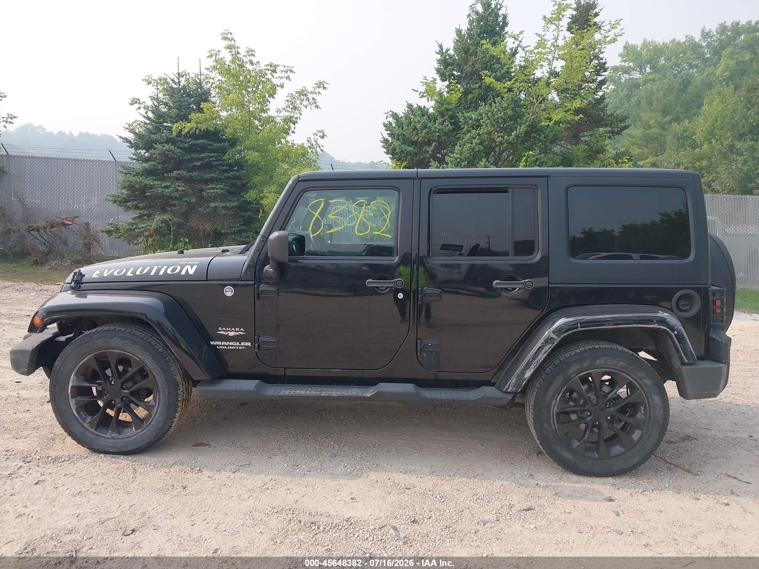 2012 Jeep Wrangler Unlimited Sahara Черный vin: 1C4HJWEG7CL209280