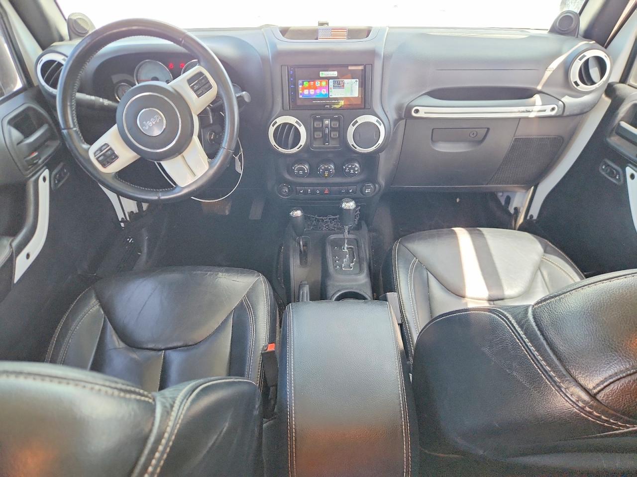 2014 Jeep Wrangler Unlimited Sahara White vin: 1C4HJWEG7EL159094